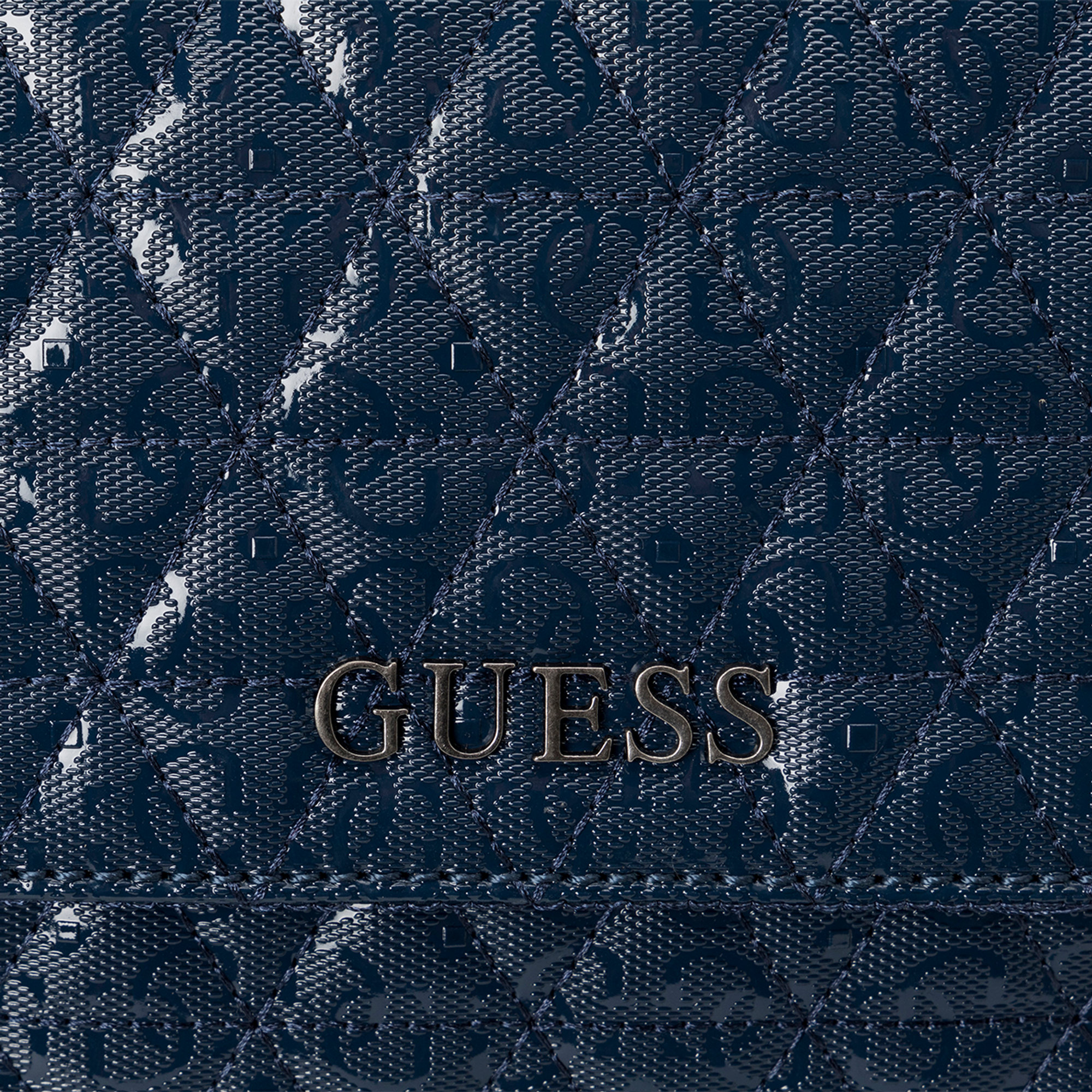 Borsa a tracolla Wessex trapuntata blu notte Guess  vista3