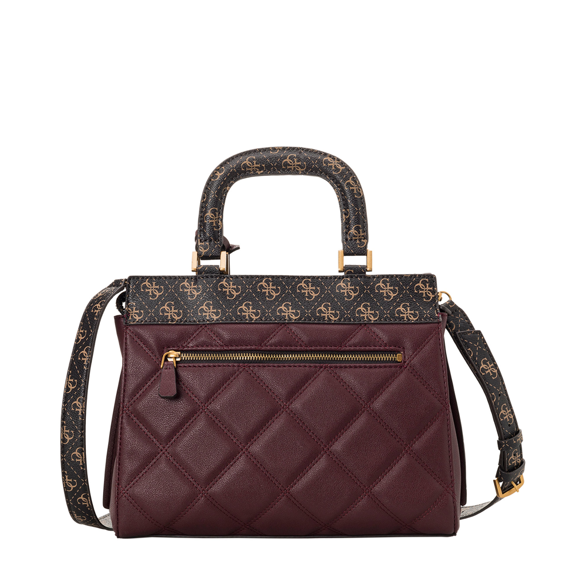 Borsa a mano Katey trapuntata bordeaux Guess  vista2