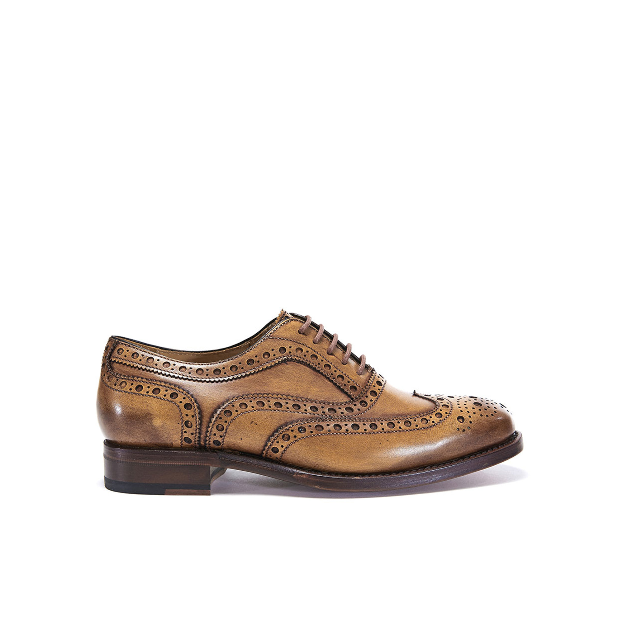 British passport stringata wing cap oxford marrone BRITISH PASSPORT  vista0