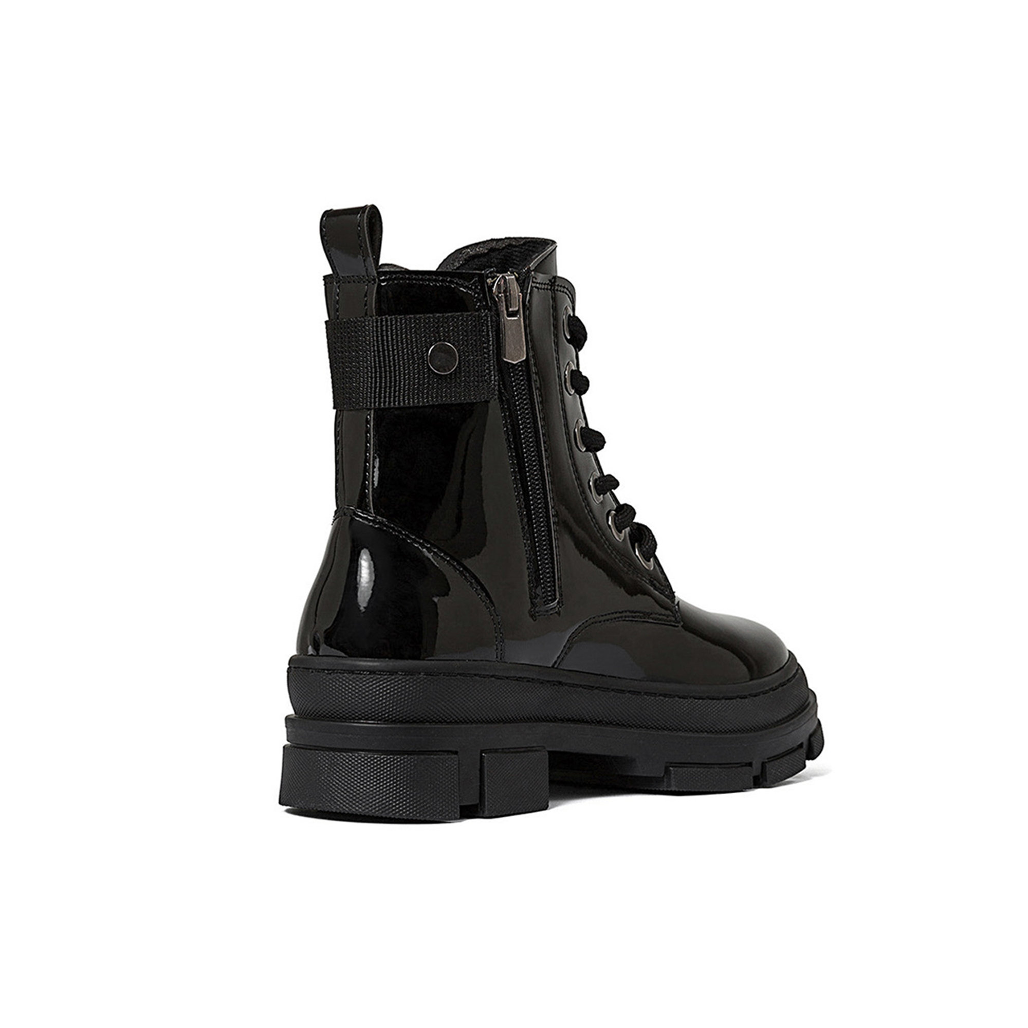 Anfibi In Vernice Sole Sisterss Neri Sole Sisters vista3