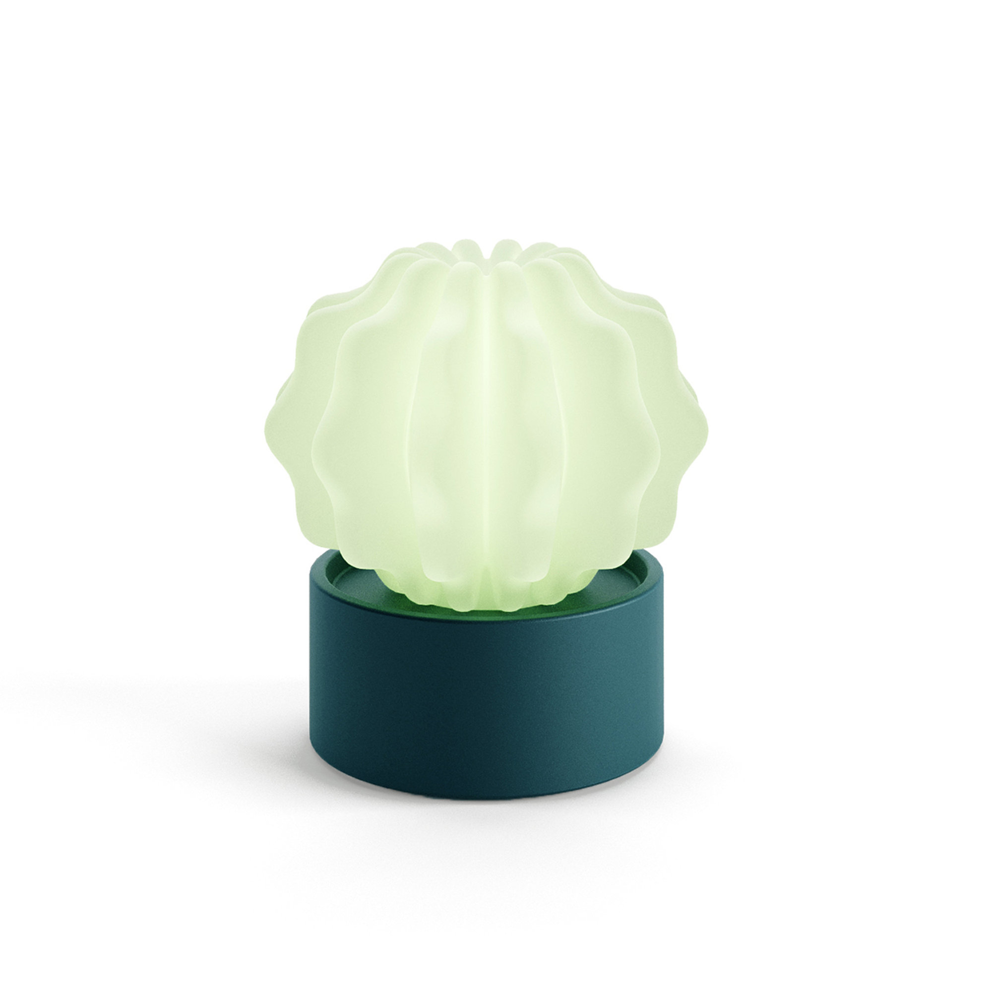 Complemento decorativo Cactus Large, colore verde pavone Serralunga vista0