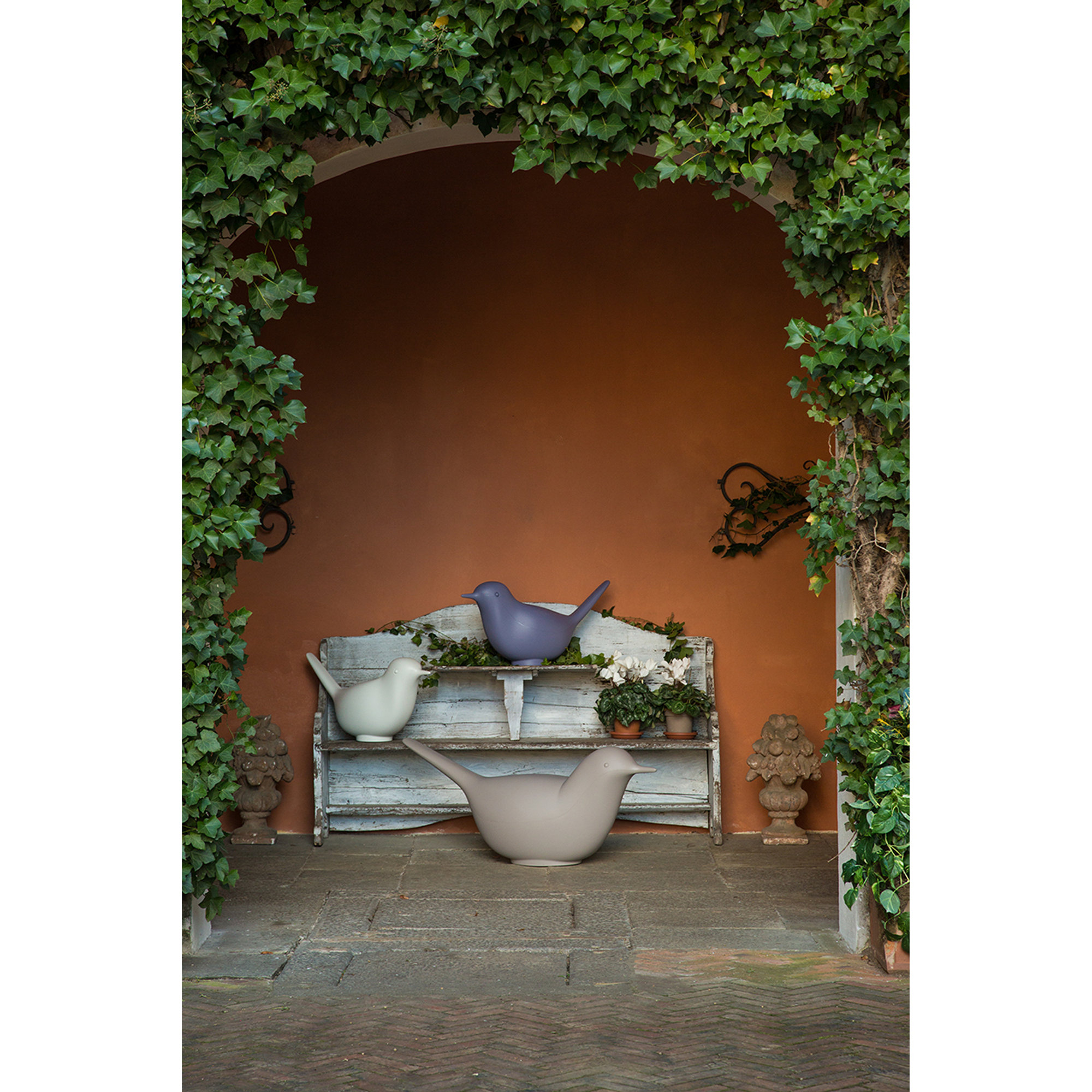 Complemento decorativo Pulcino, colore bianco Serralunga vista4