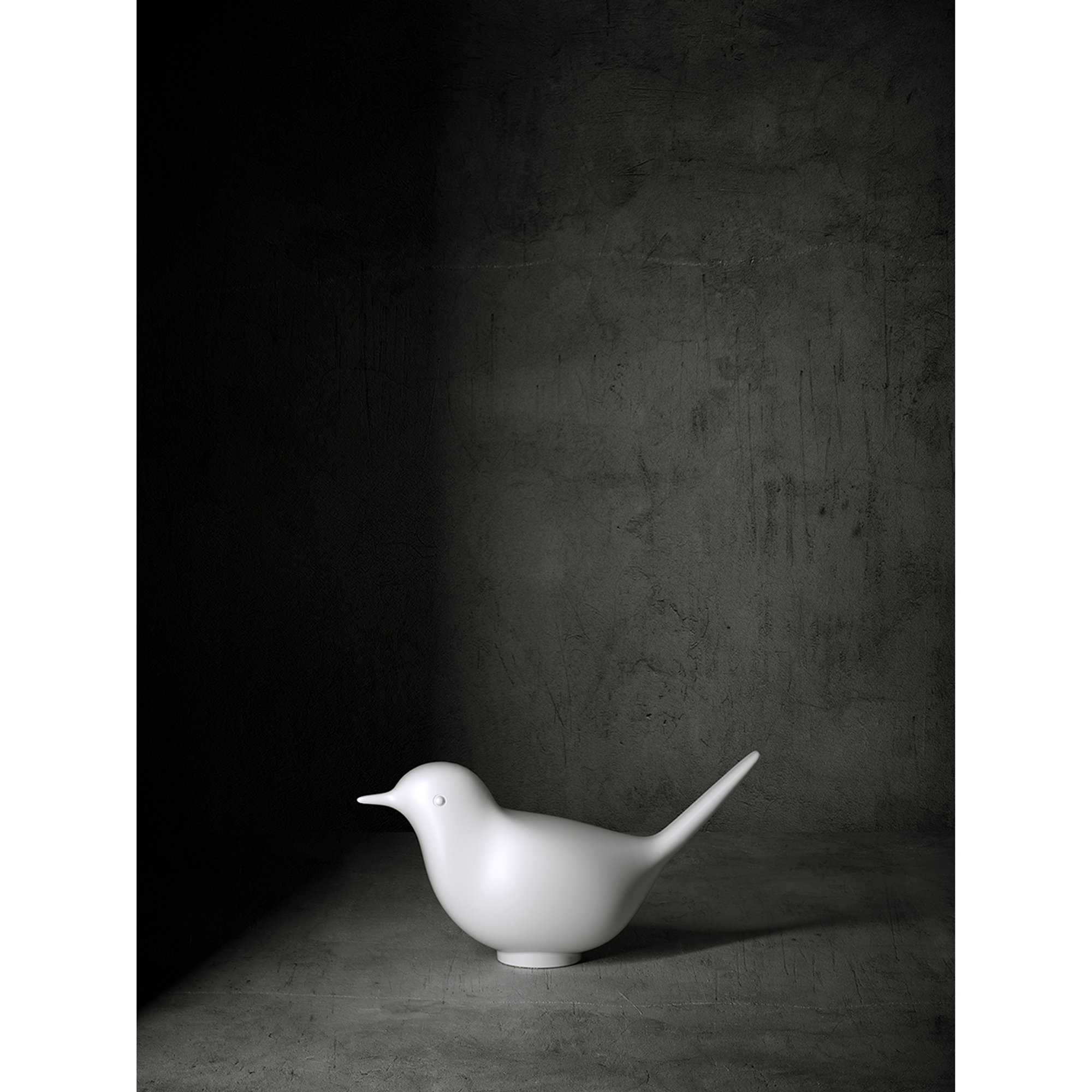 Complemento decorativo Pulcino, colore bianco Serralunga vista1