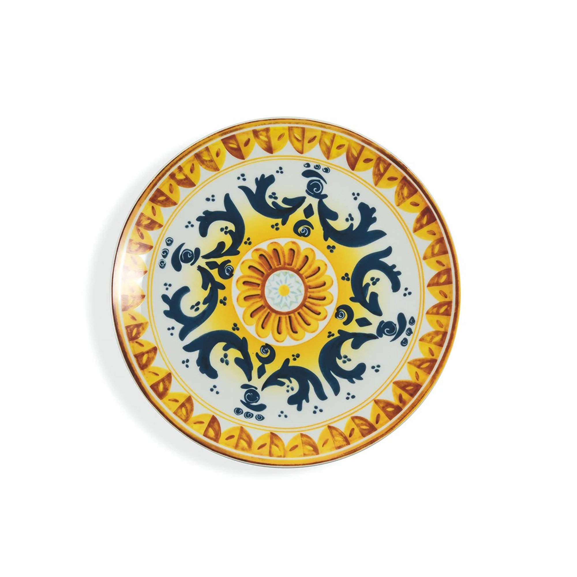 Set 6 piatti piani Sicilia, multicolore Villa D'Este Home Tivoli 1996 vista0