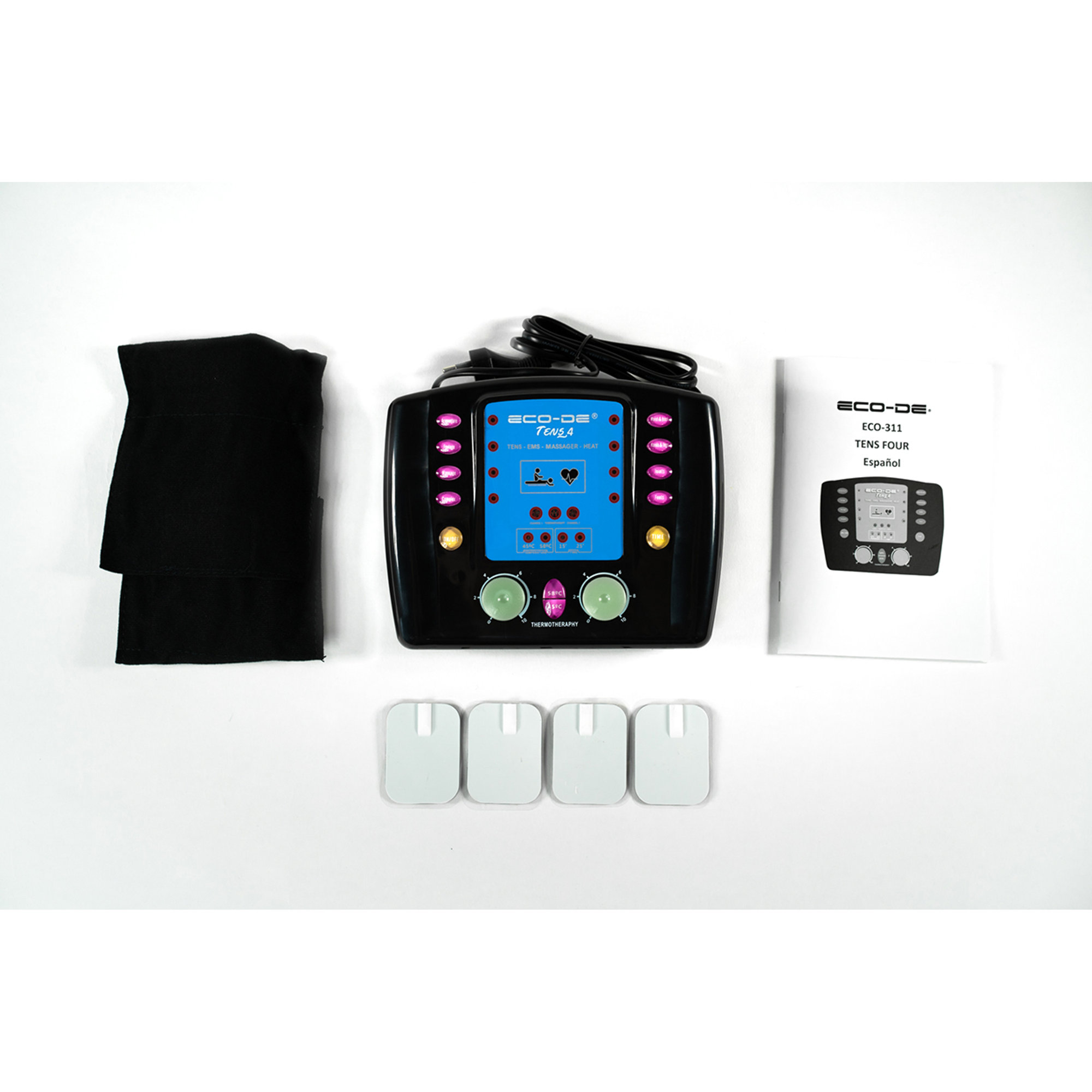 ECO-311 TENS 4 channel - elettrostimolatore Sport at home vista7