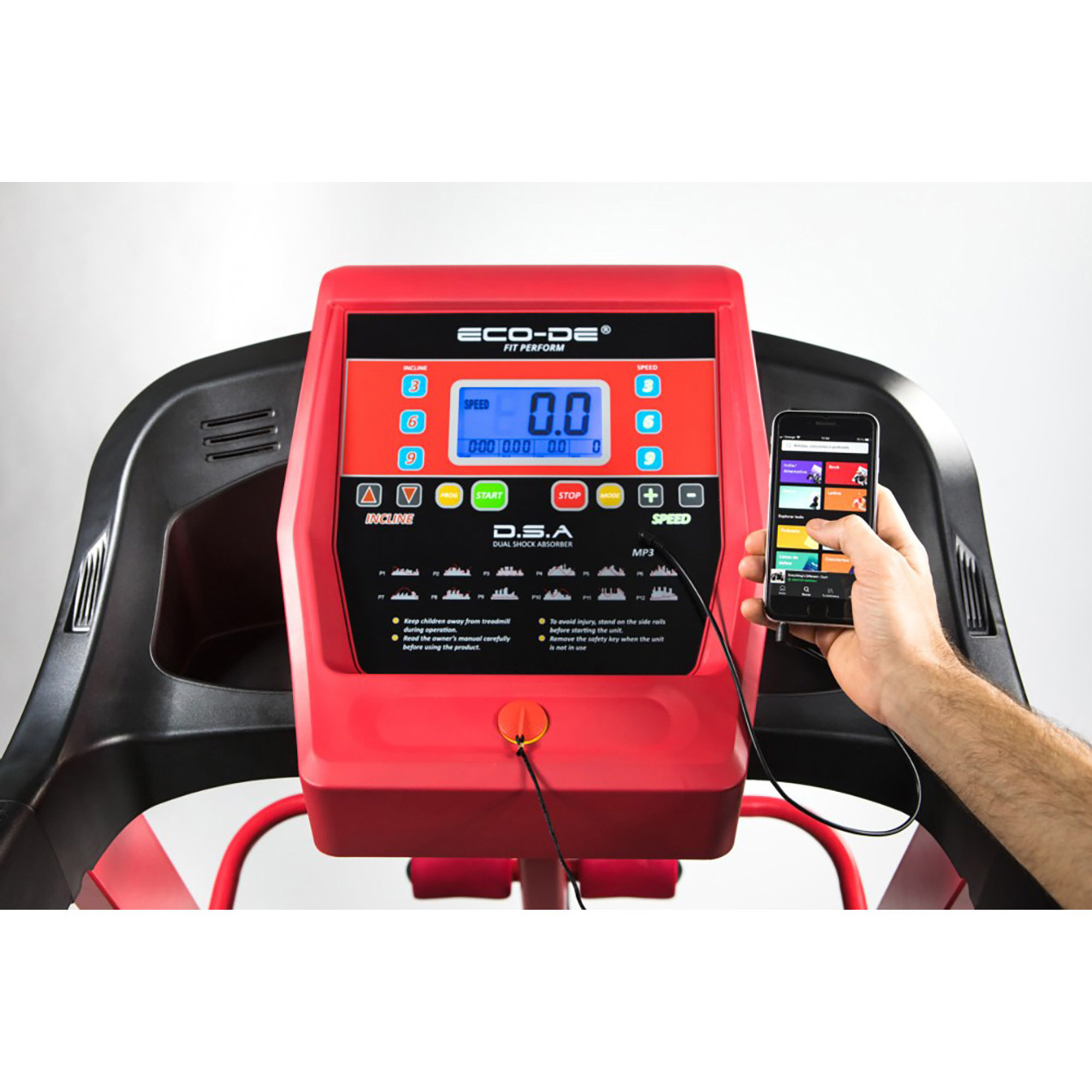 ECO-2598M - Tapis roulant semiprofessionale con massaggio Sport at home vista3