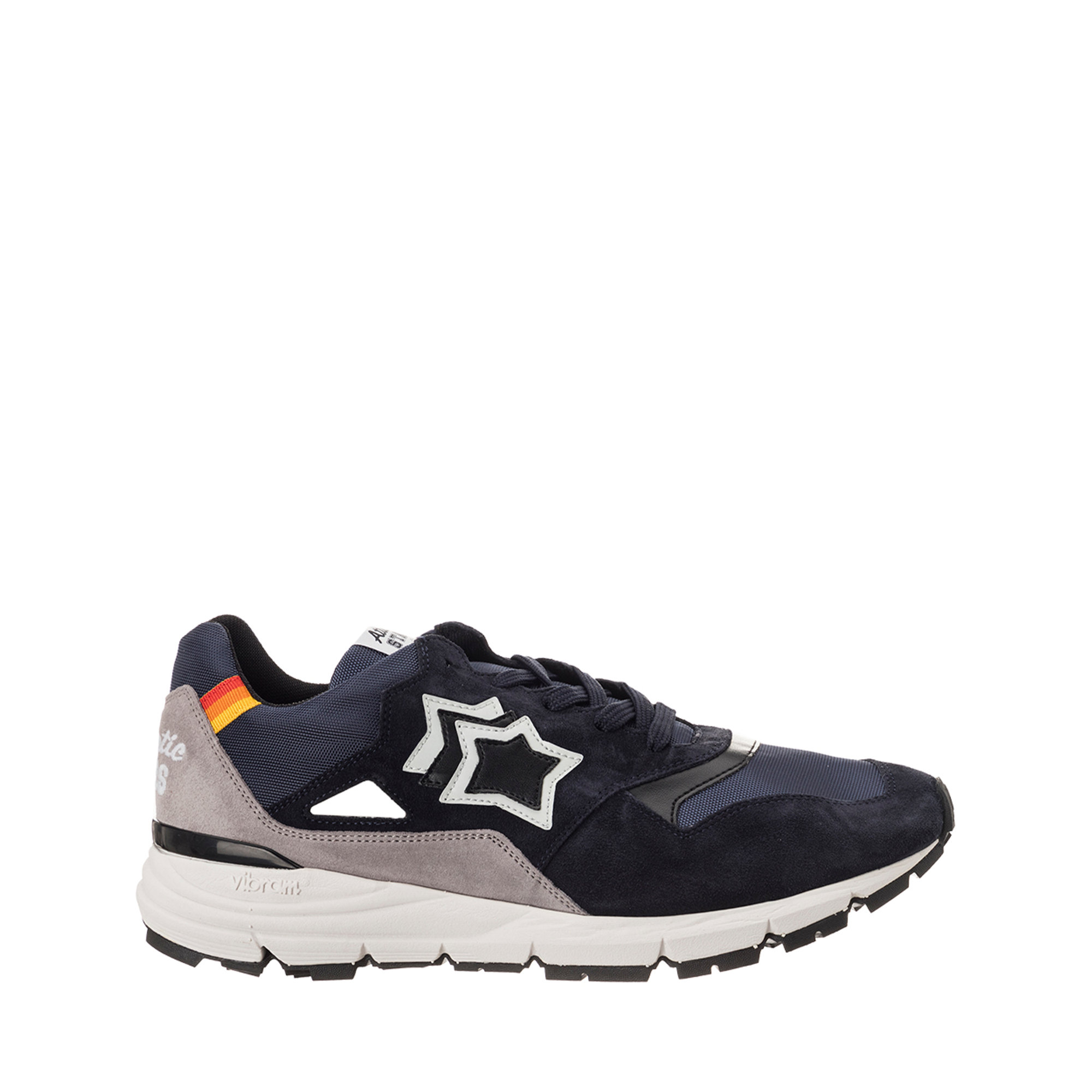 Sneakers Polaris blu e nere Atlantic Star vista0