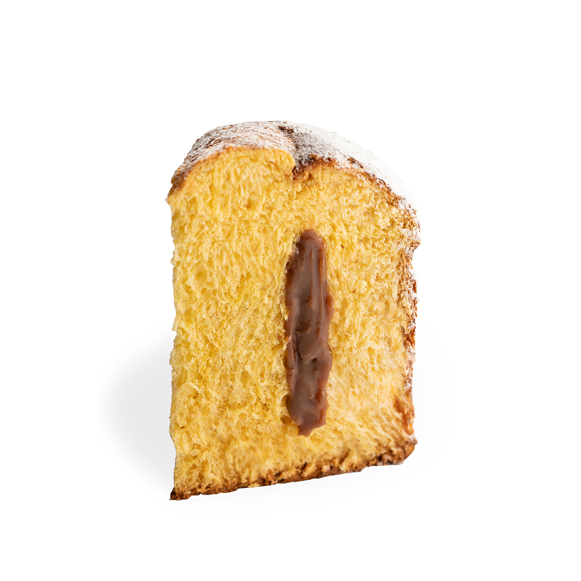 Panettone alto con crema de avellanas 1 kg Scarpato vista2