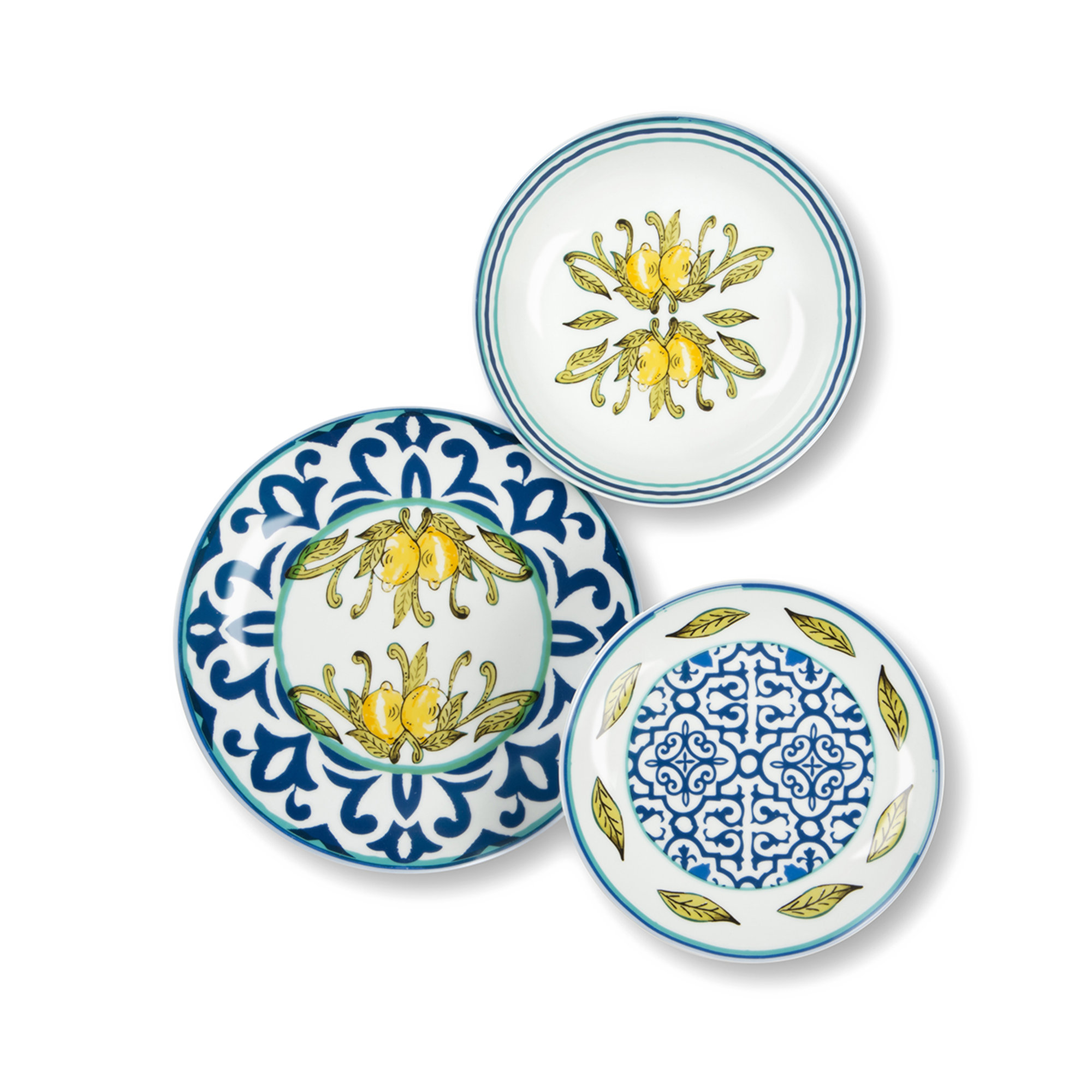 Servizio 18 piatti Amalfi, multicolore Tavola Mediterranea vista1