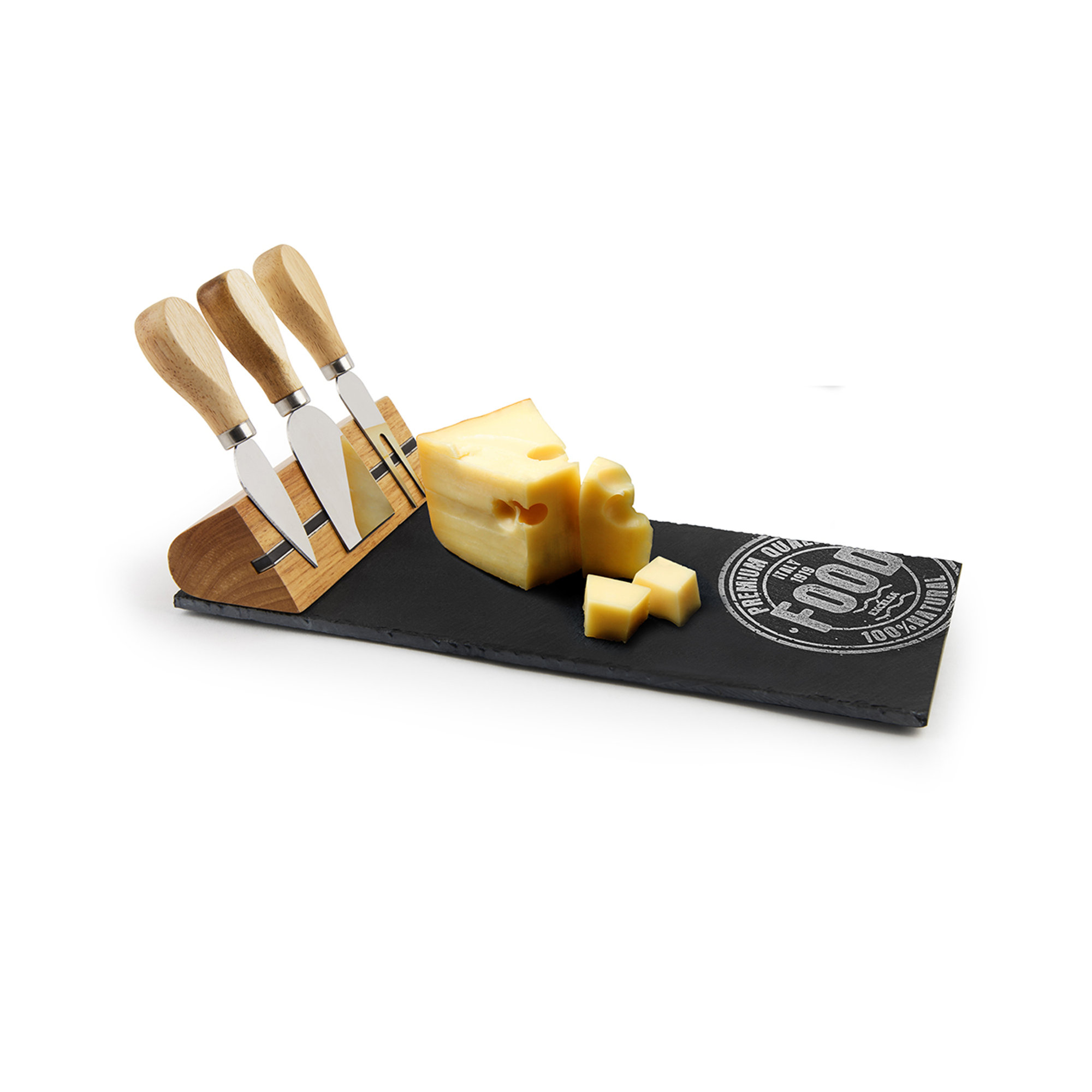 Tagliere Food in ardesia con punte formaggio Tavola Mediterranea vista1