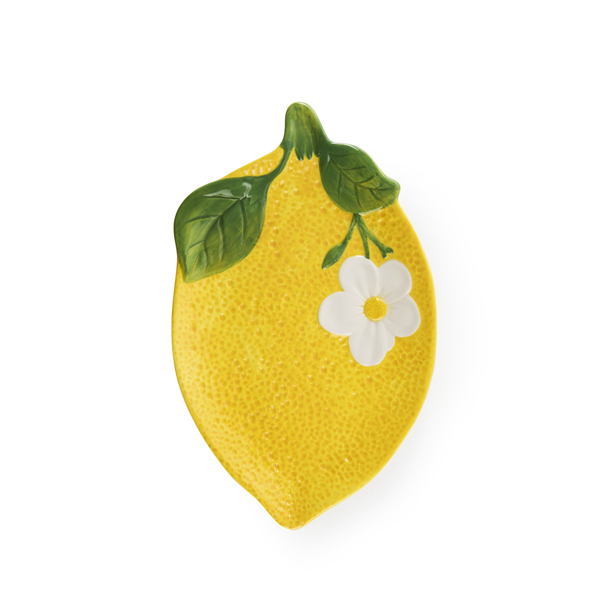 Piatto limone Amalfi 26x16, multicolore Tavola Mediterranea vista0