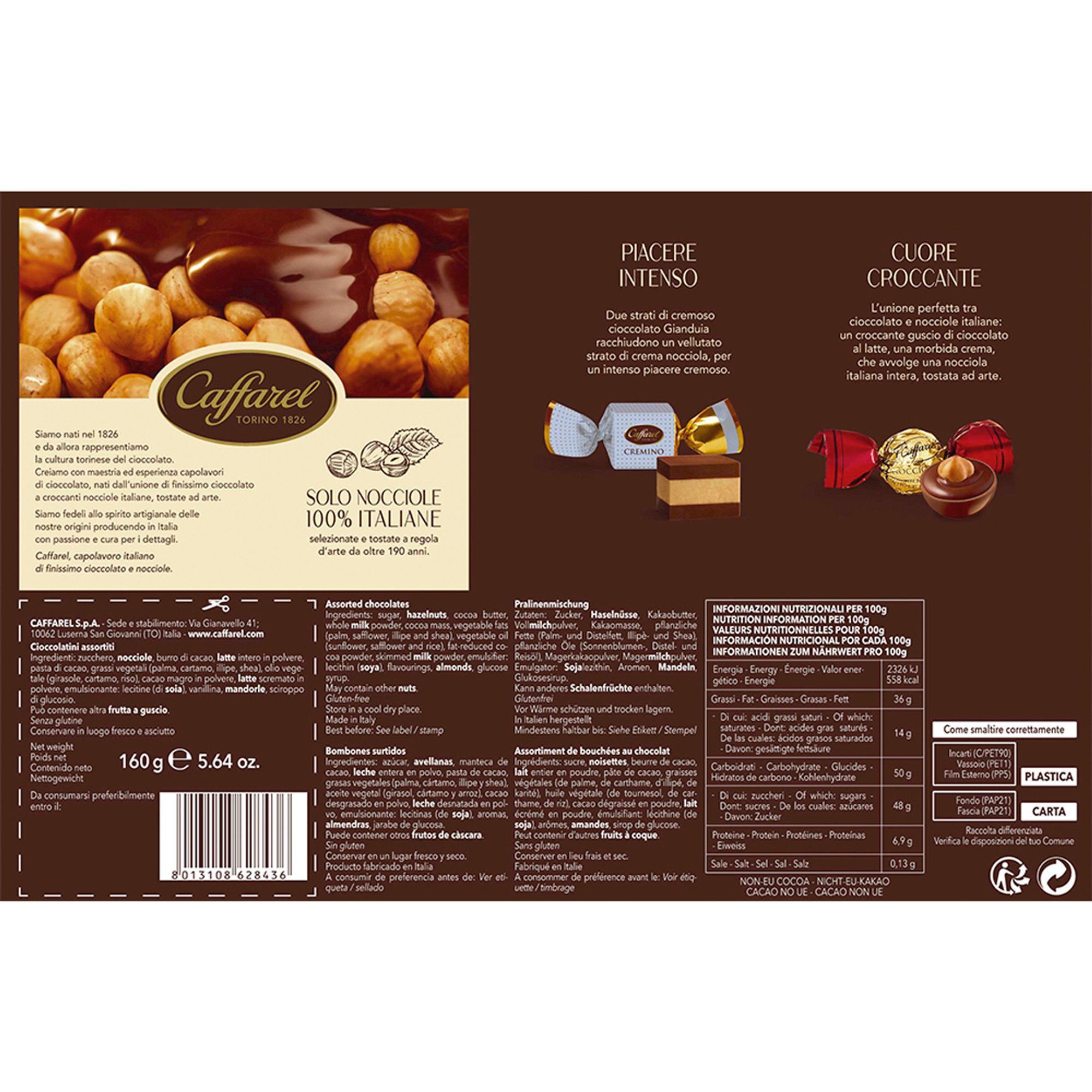 2 confezioni - "Creazione Nocciola" Selezione classica al latte 160 gr Caffarel vista2