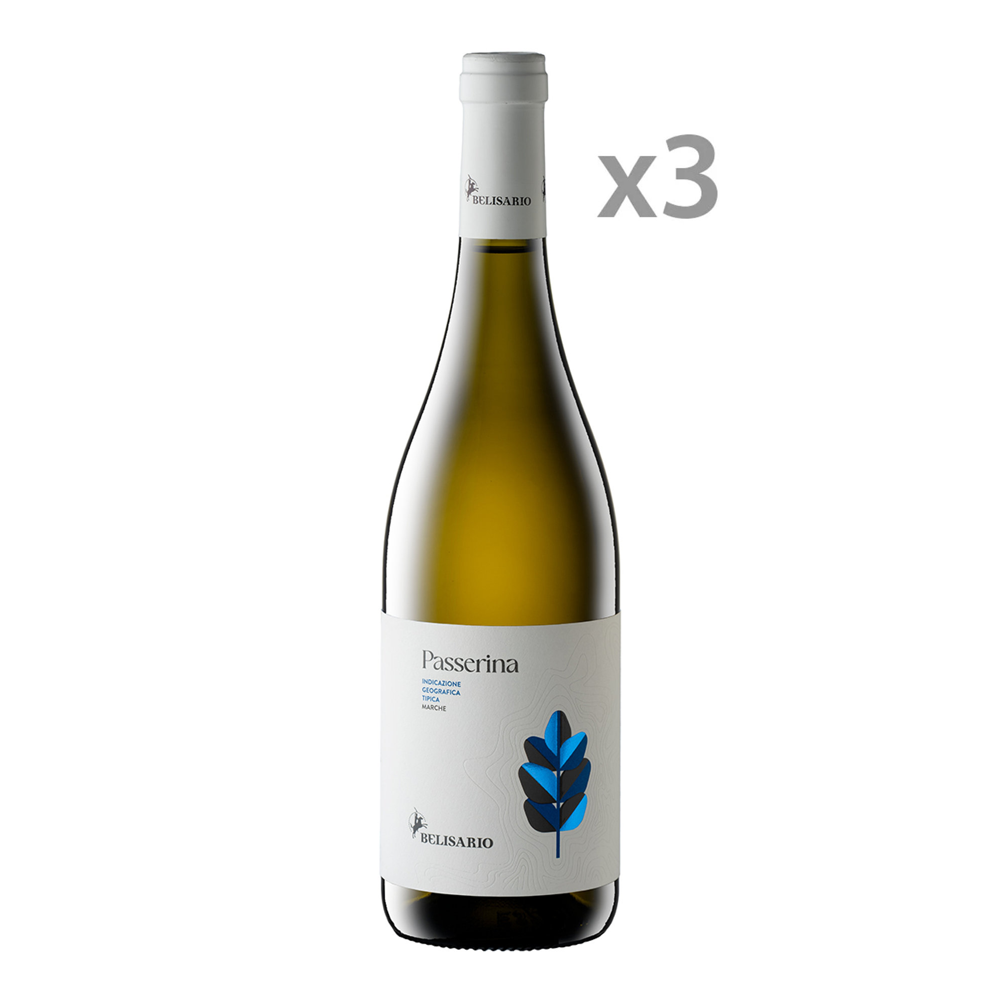 3 bottiglie - Passerina IGT 2022 Cantine Belisario vista0