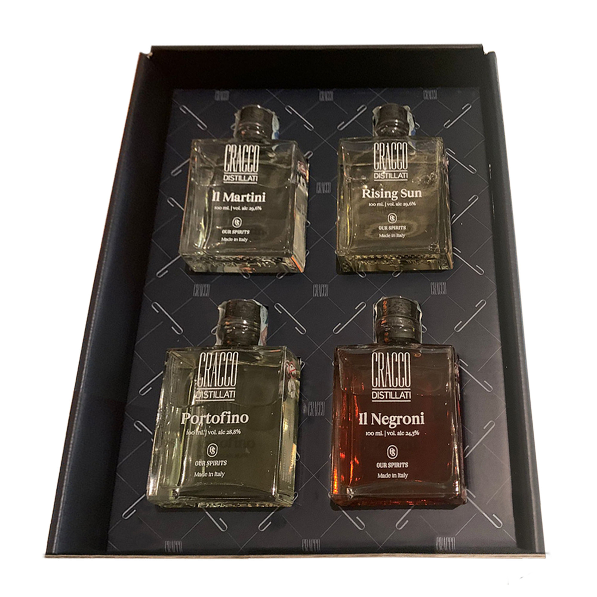 Cofanetto regalo 4 cocktail da 100 ml Carlo Cracco vista0