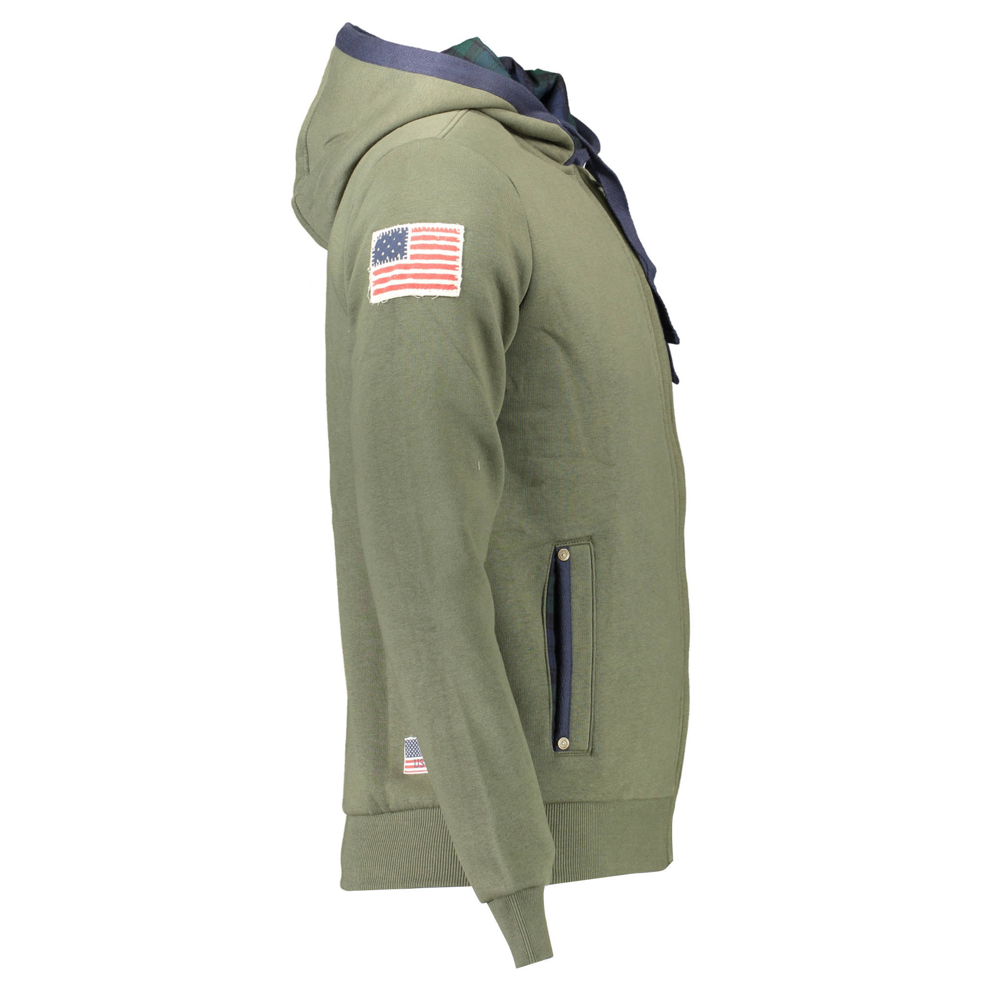 U.s. Polo Felpa Con Zip Uomo U.S. Polo  vista2