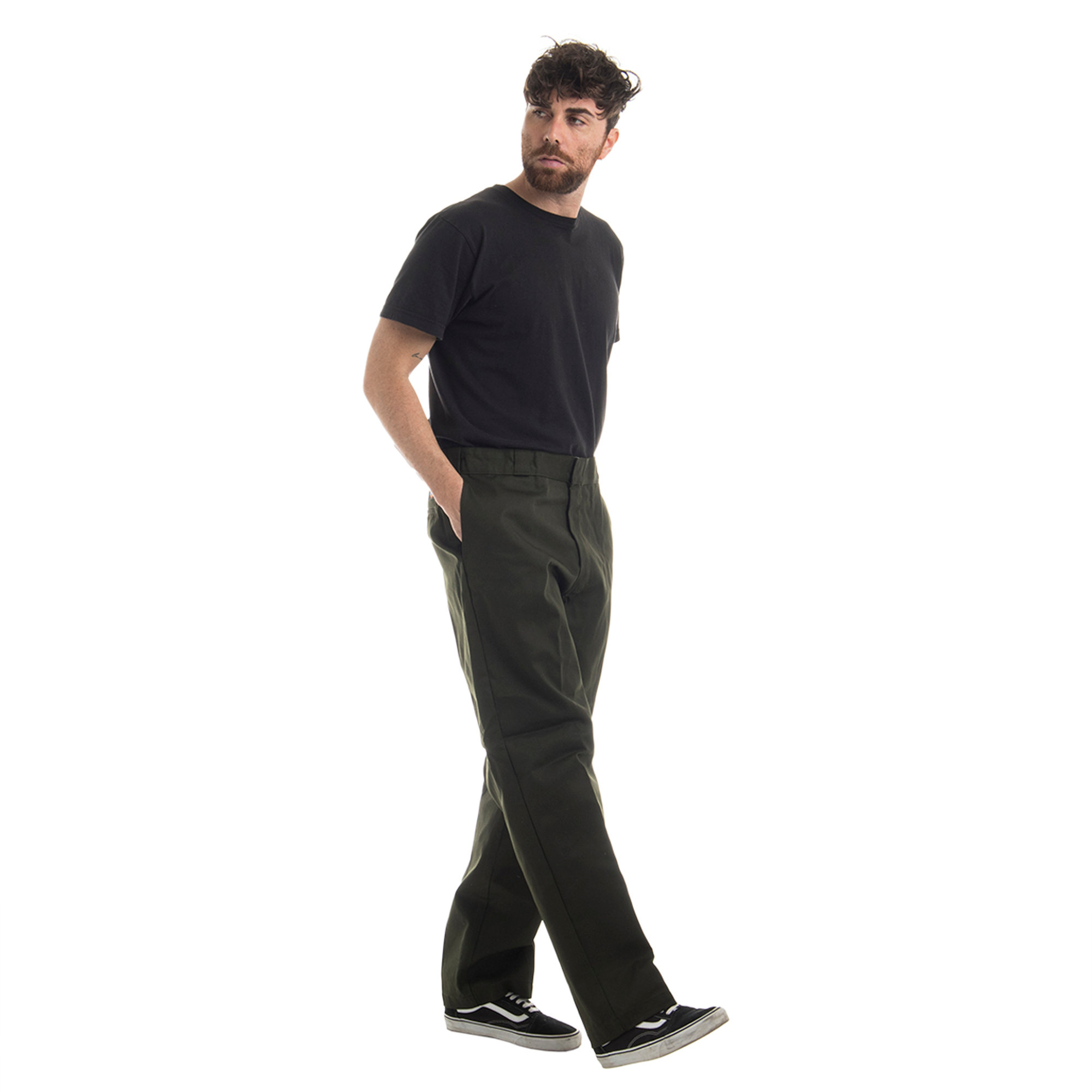 Pantaloni da lavoro 874 verde oliva Dickies vista2