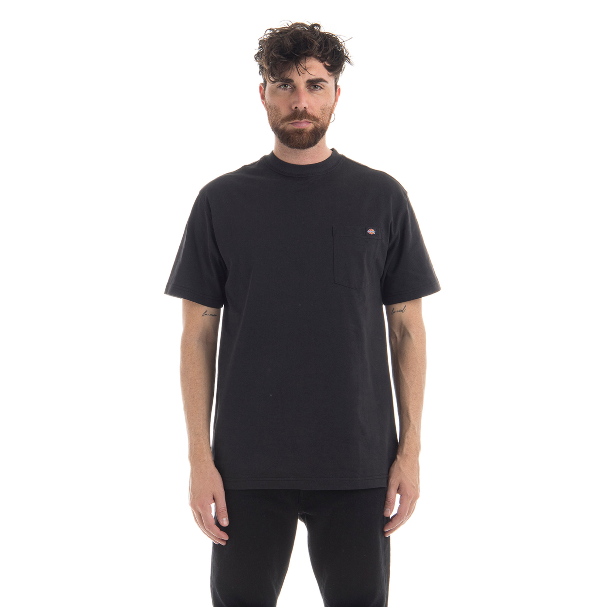 T-shirt a girocollo nera Dickies vista0