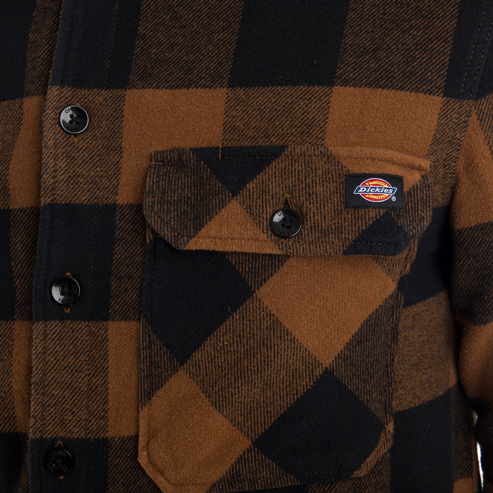 Camicia New Sacramento marrone e nero Dickies vista3