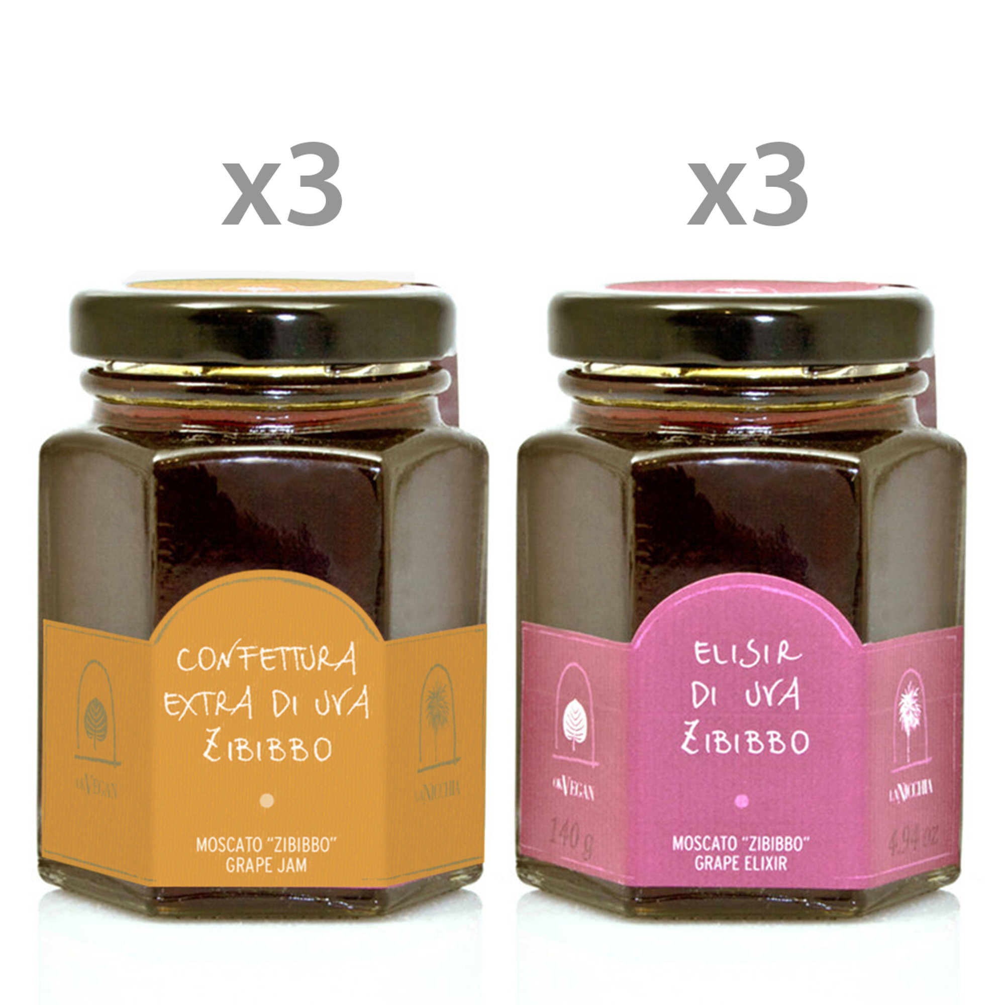 Mixte « Zibibbo Grape » - Confiture de raisin, élixir de raisin Zibibbo La Nicchia vista0
