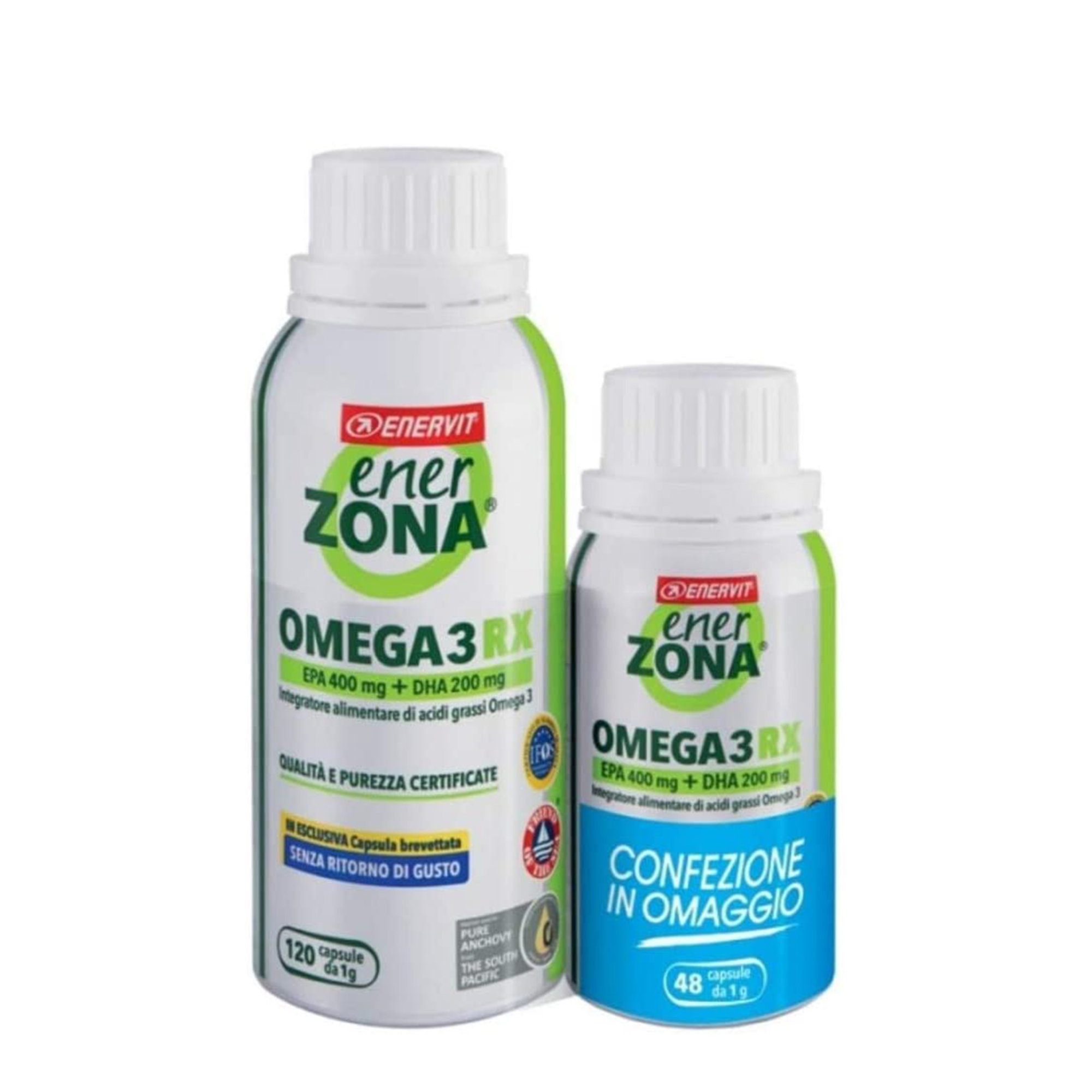 1 flacone da 120 capsule - Omega3 RX + 48 capsule IN OMAGGIO Enervit vista0