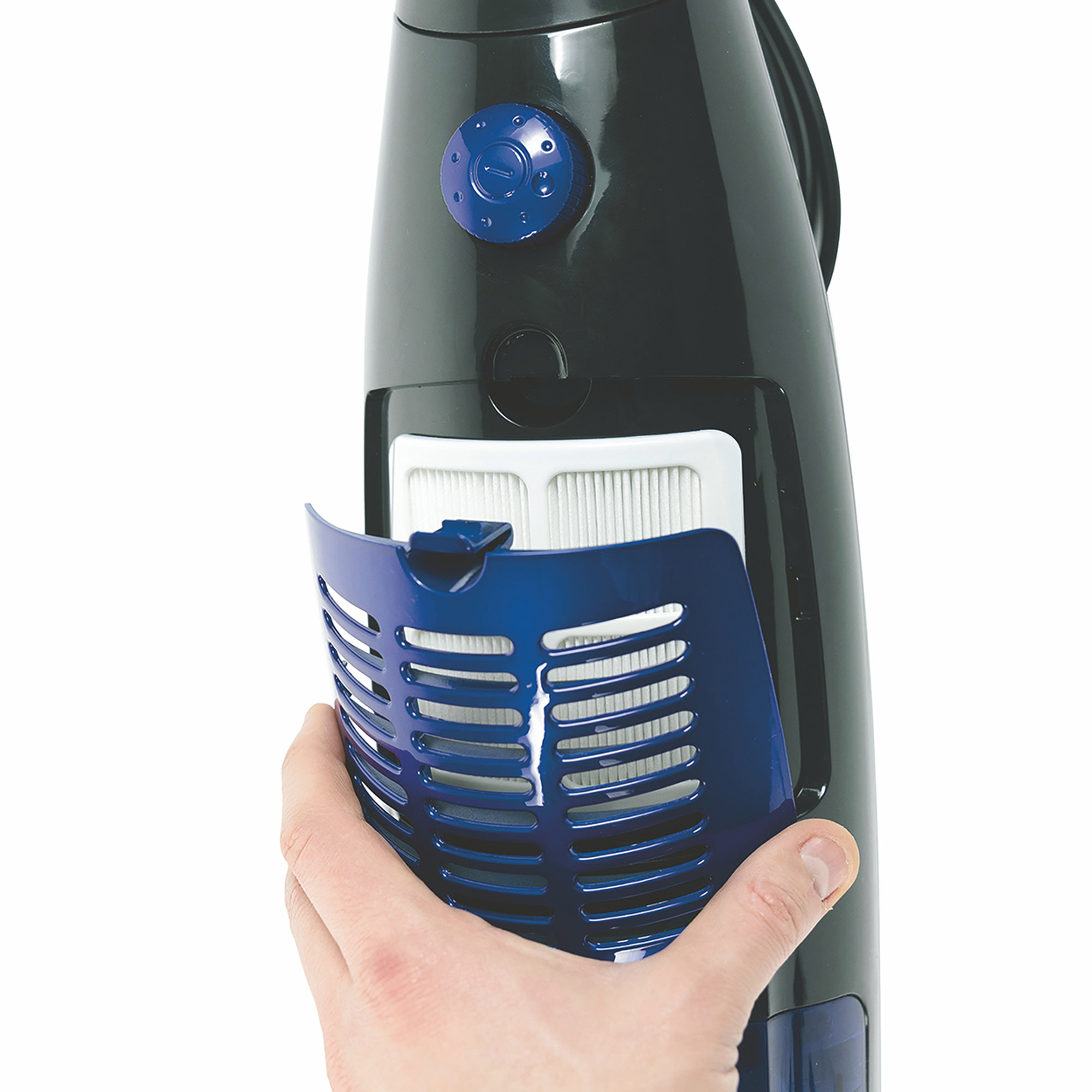 Rondinella scopa elettrica 600w, nero/blu Kooper by Gal vista12