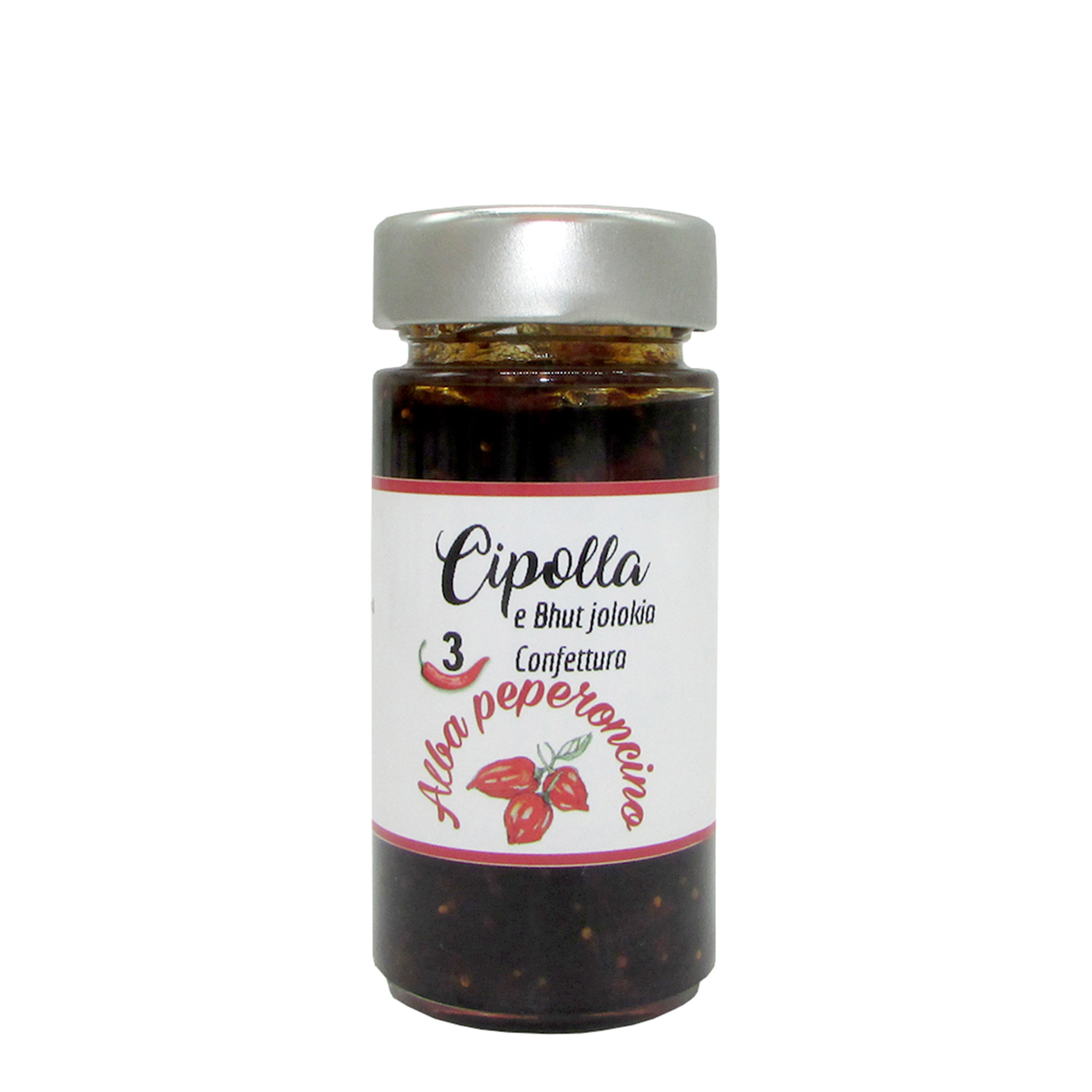 Confezione Regalo "Le Confetture" 100 gr: 1 Fichi e Viagra Cileno - 1 Cipolle e Bhut Jolokia - 1 Pere e Habanero Alba Peperoncino vista3