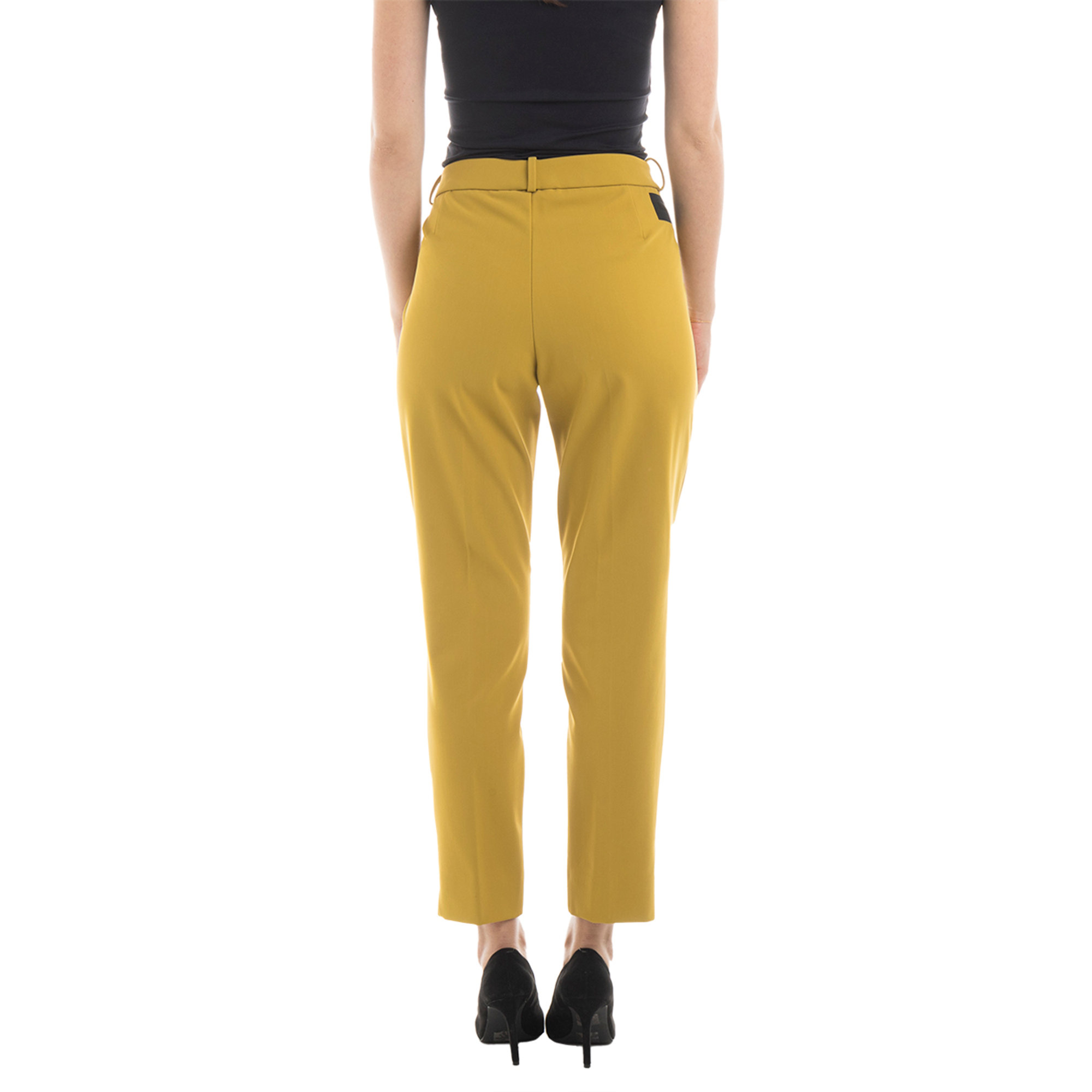 RRD Pantaloni chino giallo senape RRD  vista2