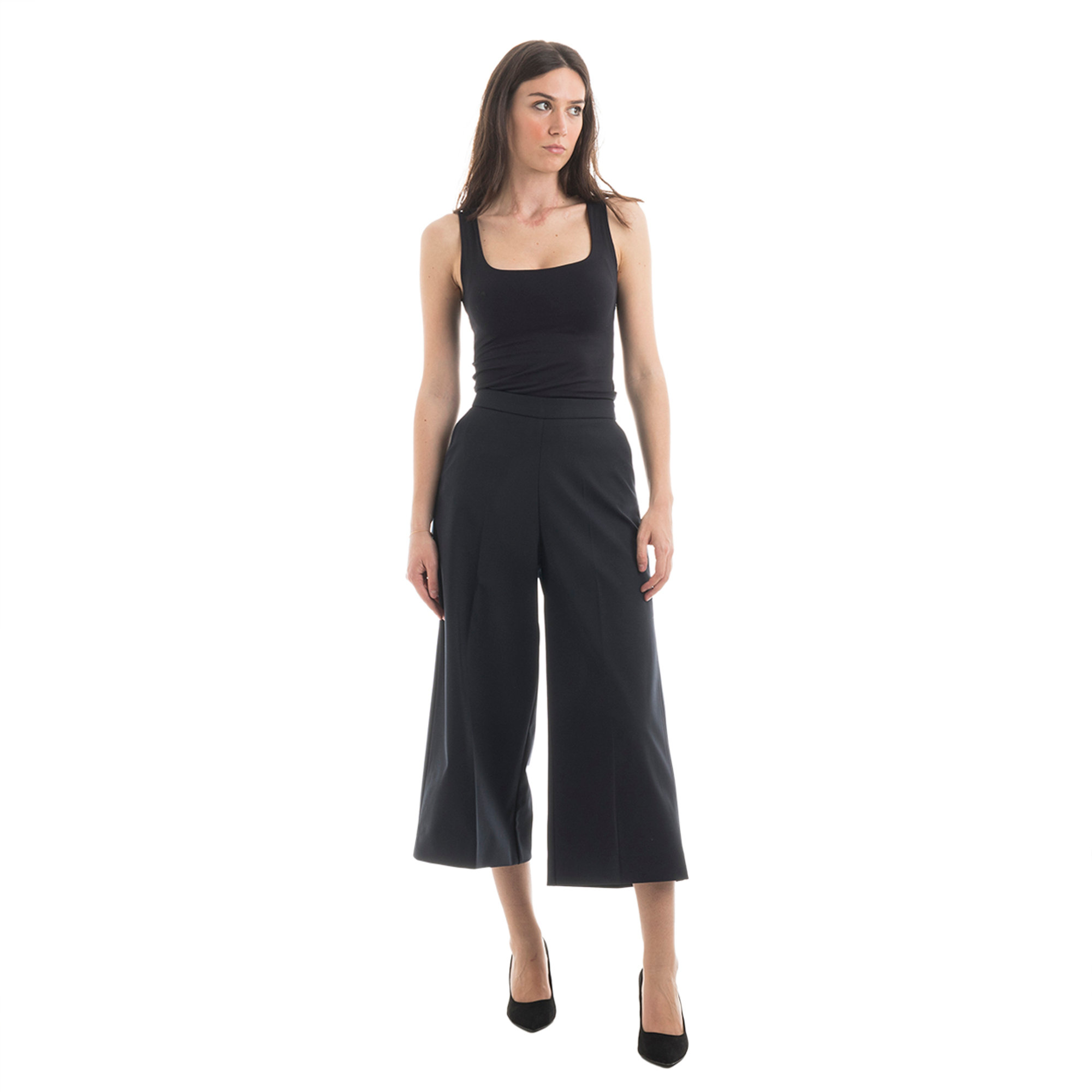 RRD Pantaloni cropped blu notte RRD  vista2