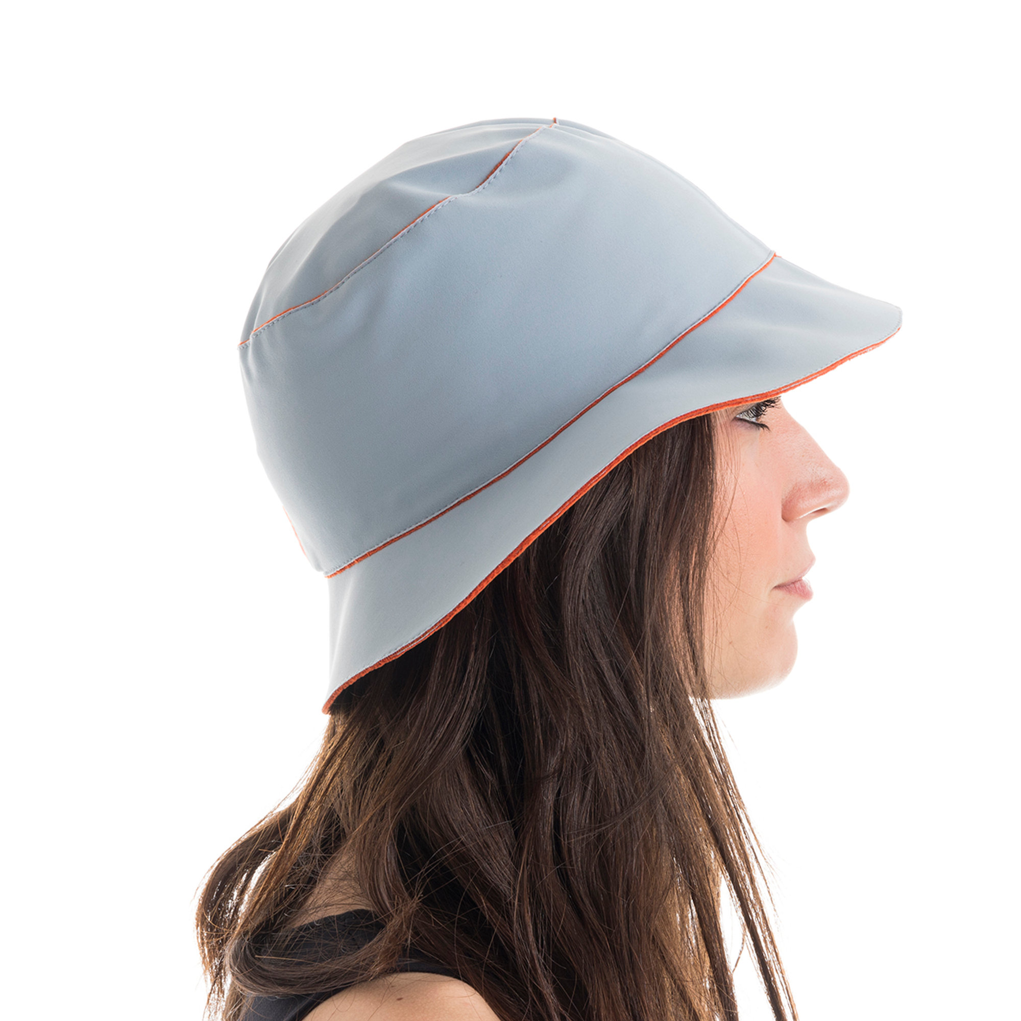 RRD Cappello a cloche azzurro e arancio RRD  vista1