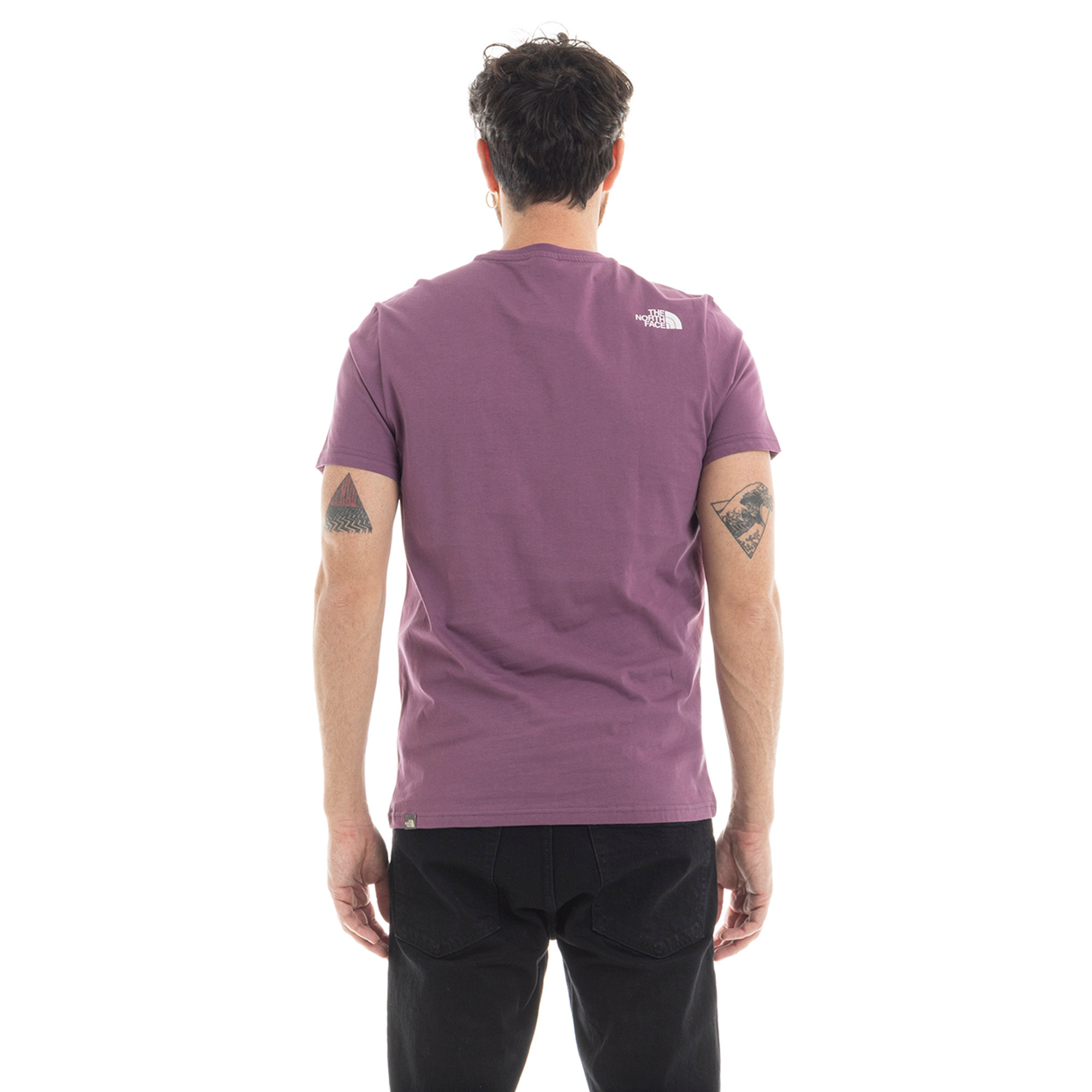The North Face T-shirt a girocollo malva The North Face vista3