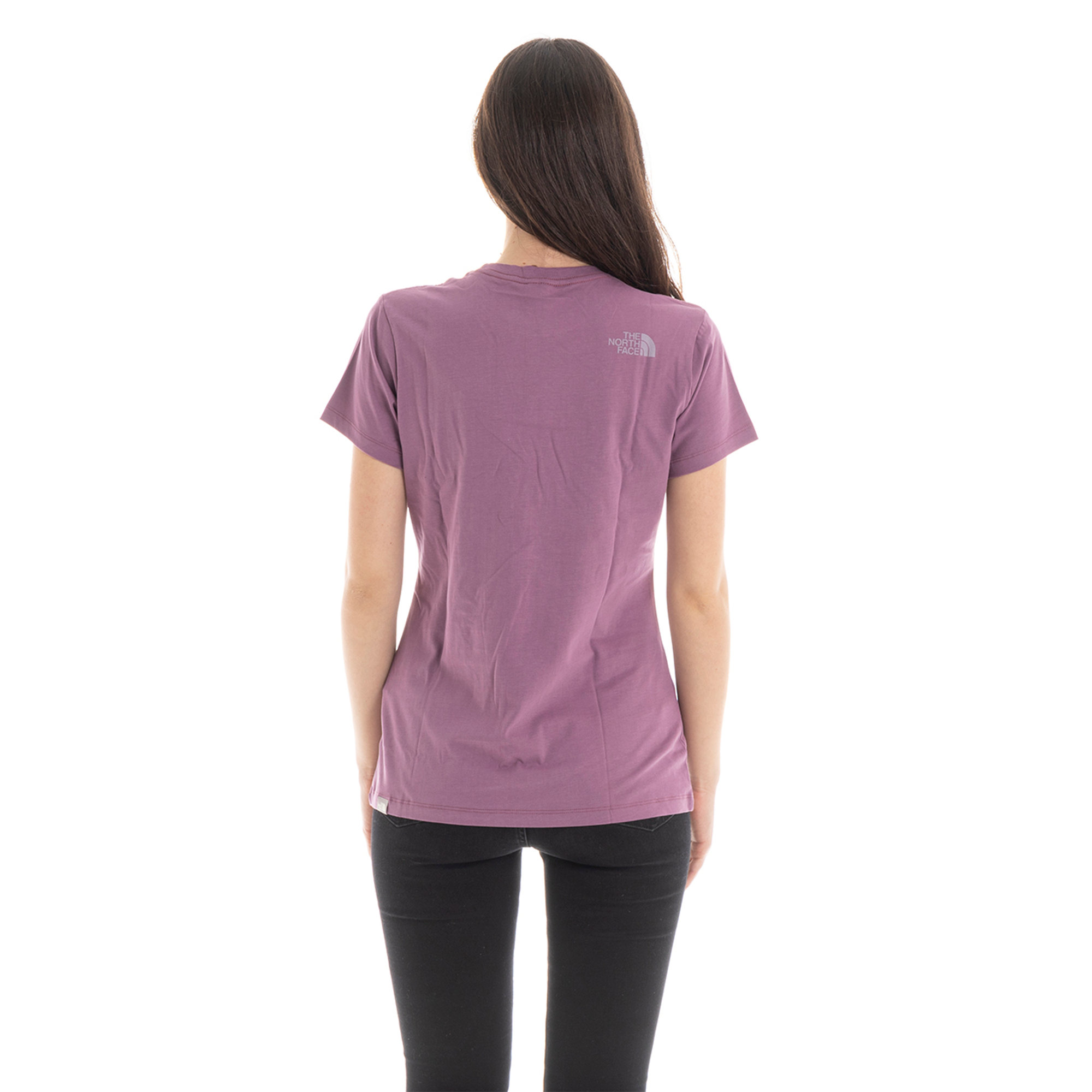 The North Face T-shirt con stampa malva The North Face vista2