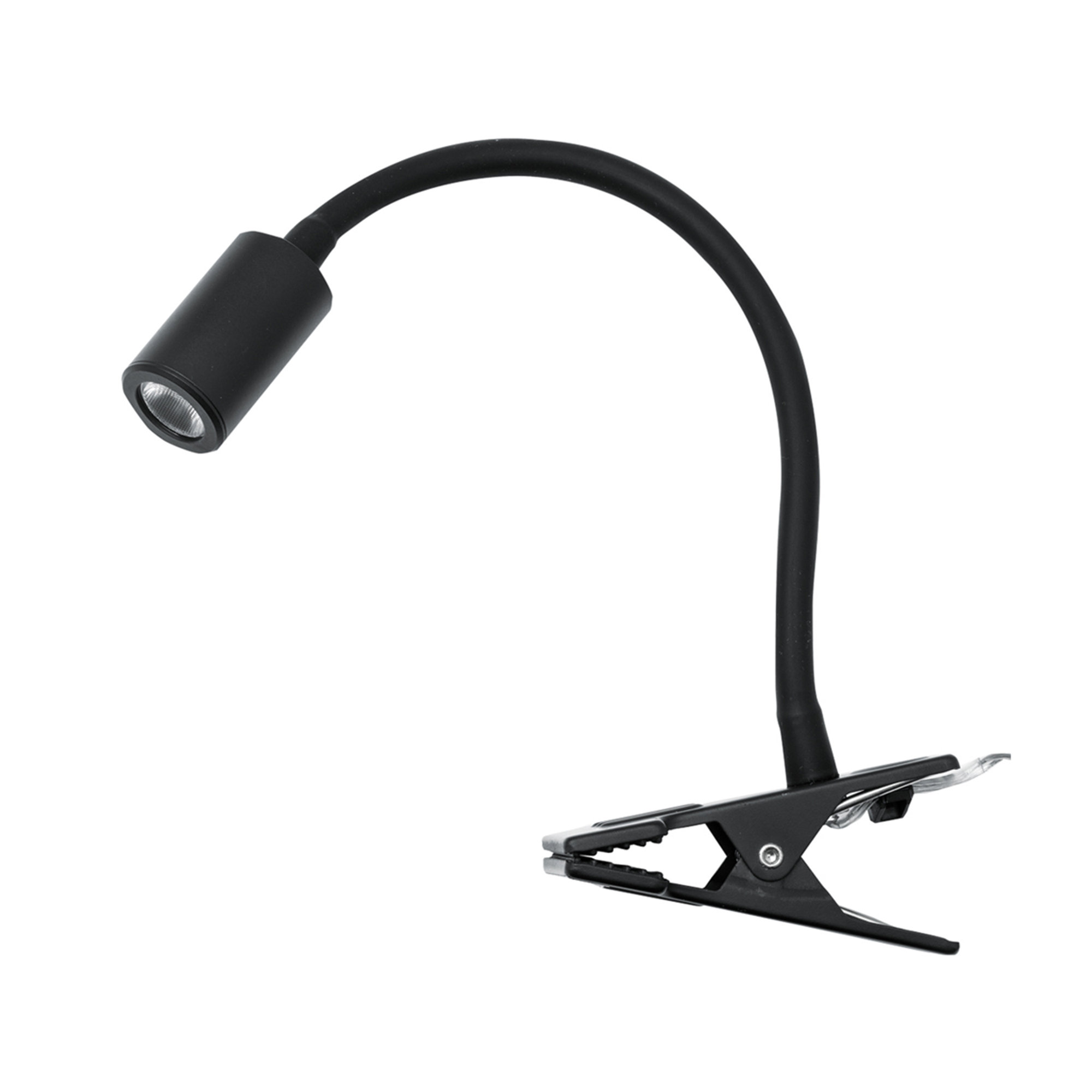 Lampada morsetto LED 3K 3W FRINGE, nero Rossini illuminazione 23 vista0