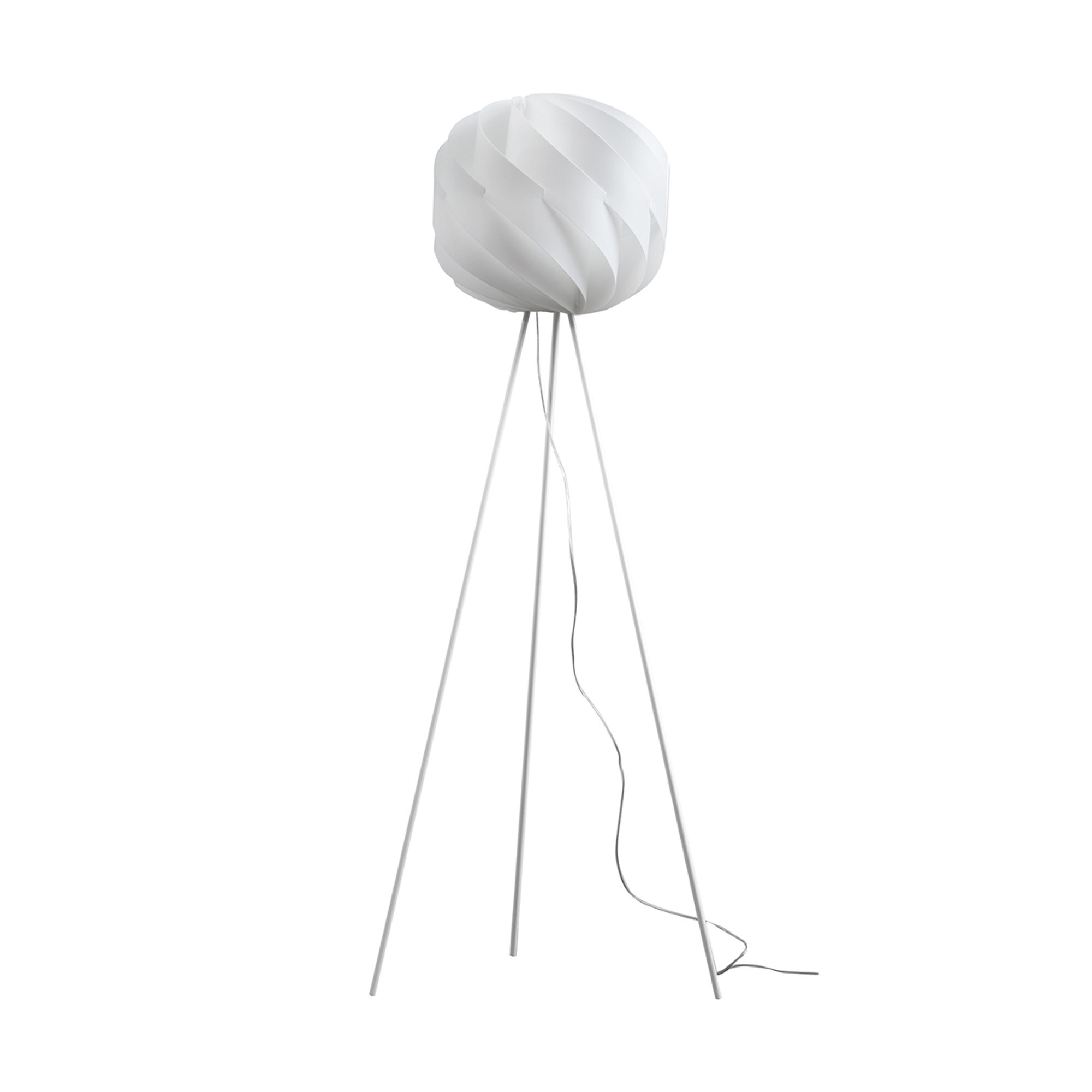 Lampada terra E27 1x60W SHELL, bianco Rossini illuminazione 23 vista0