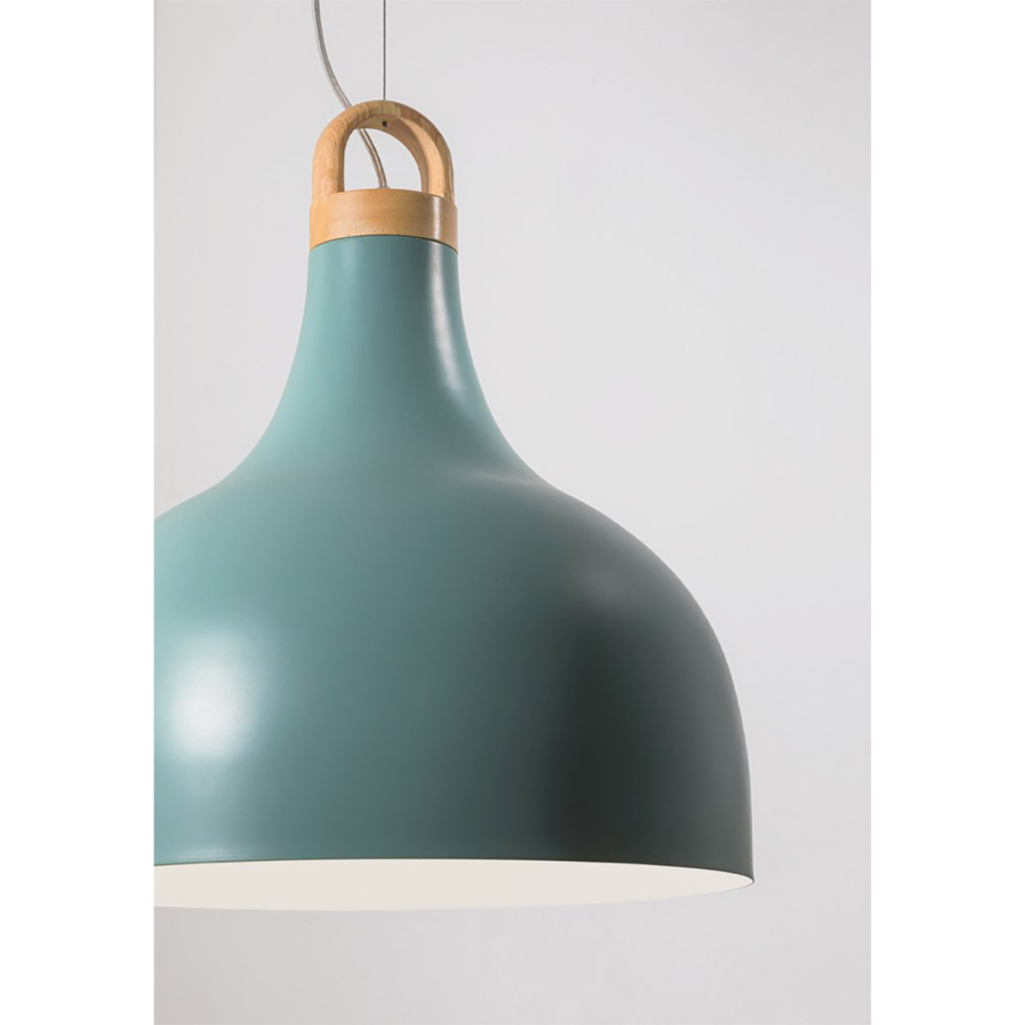 Lampada a sospensione E27 big 1x40W BELL, verde Rossini illuminazione 23 vista2
