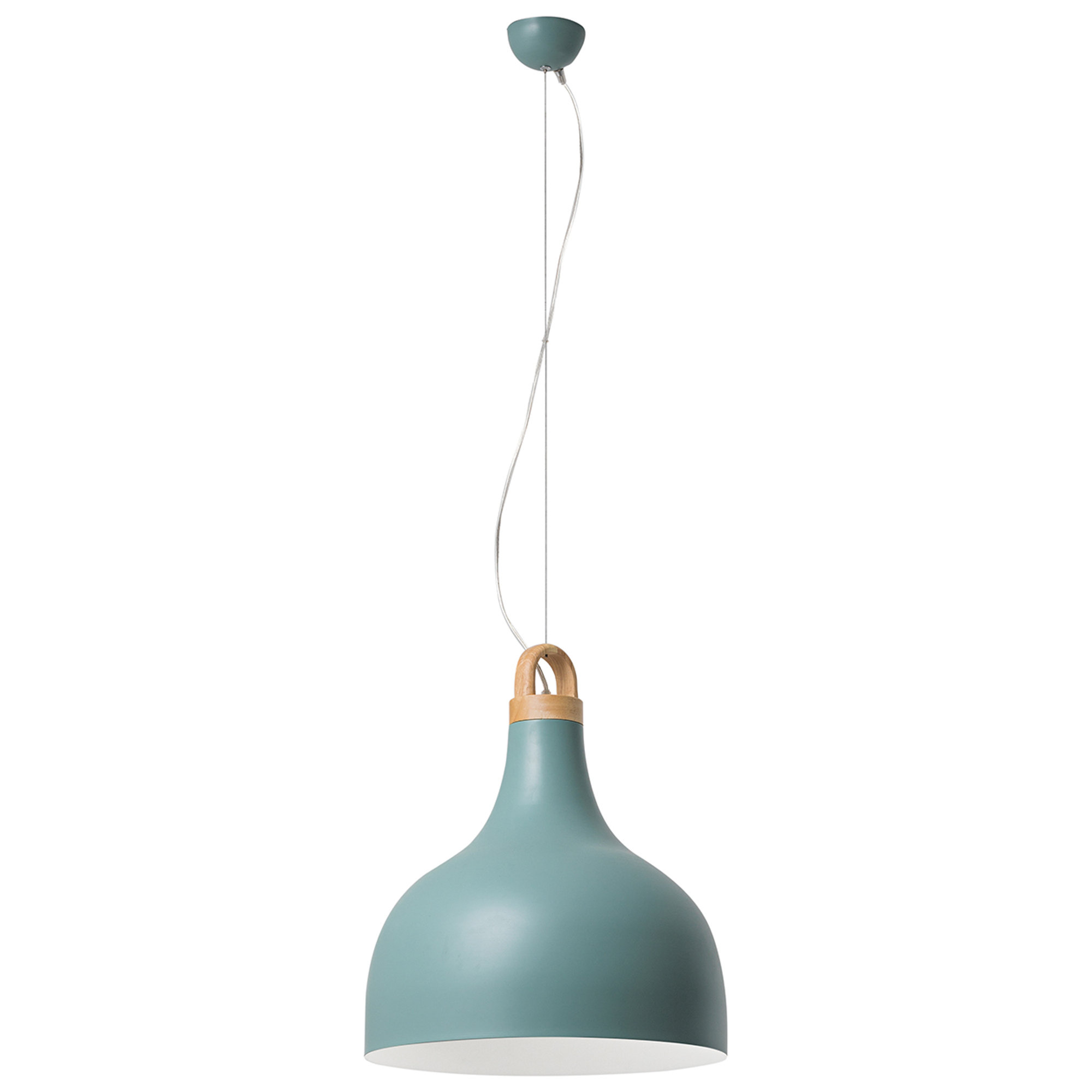 Lampada a sospensione E27 big 1x40W BELL, verde Rossini illuminazione 23 vista1