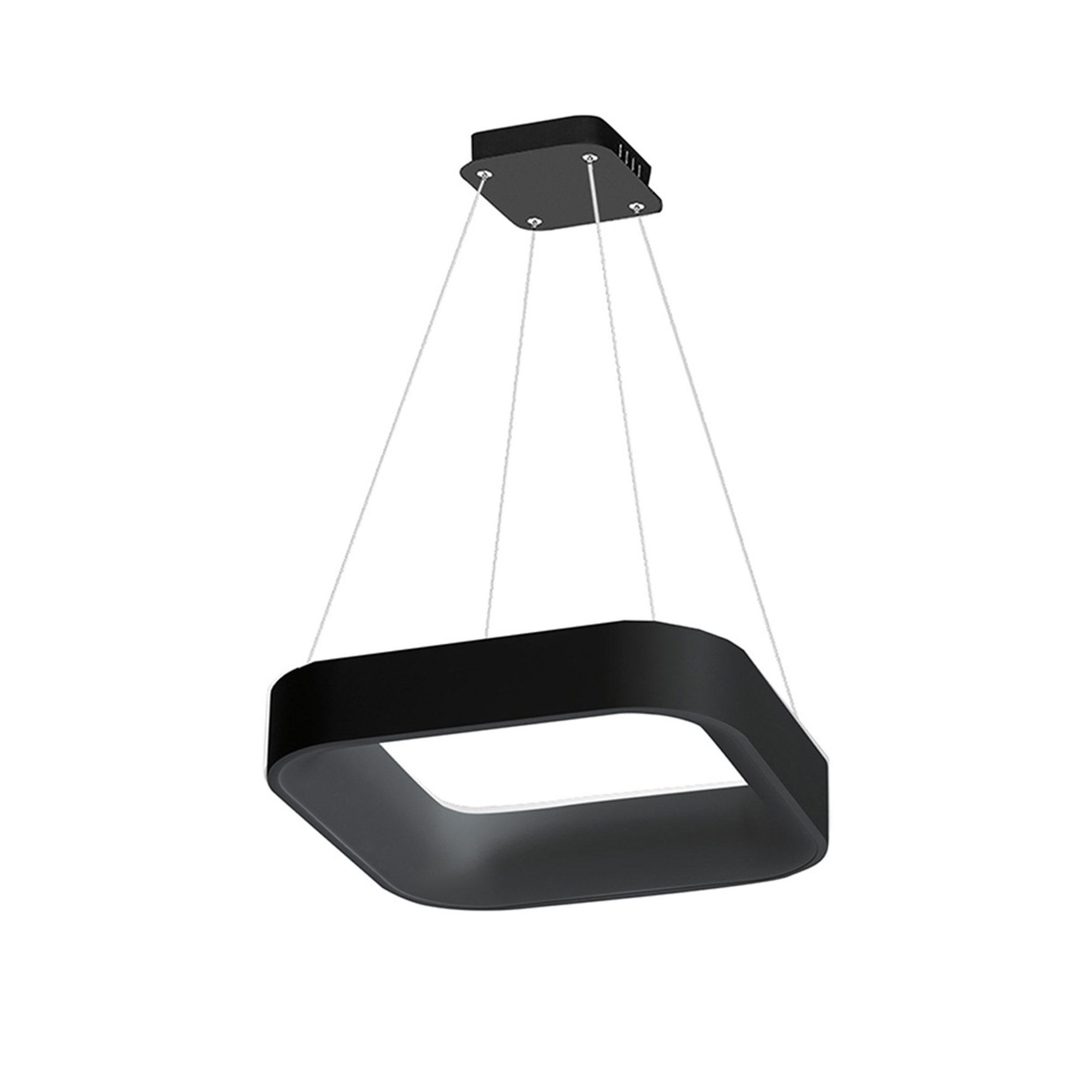 Lampada a sospensione LED 3K 60W allum CHOPIN, nero Rossini illuminazione 23 vista0