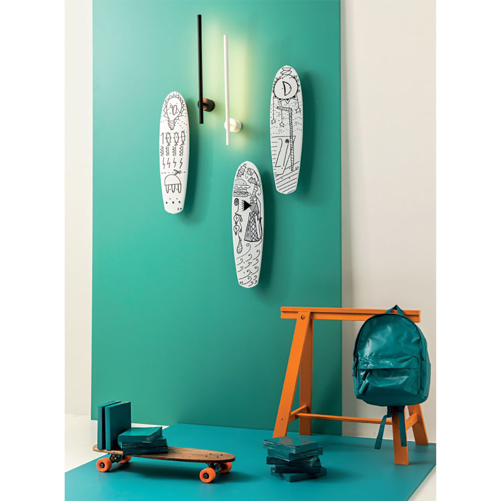 Lampada parete LED 2700K ns 12W DAISHO, grigio Rossini illuminazione 23 vista1