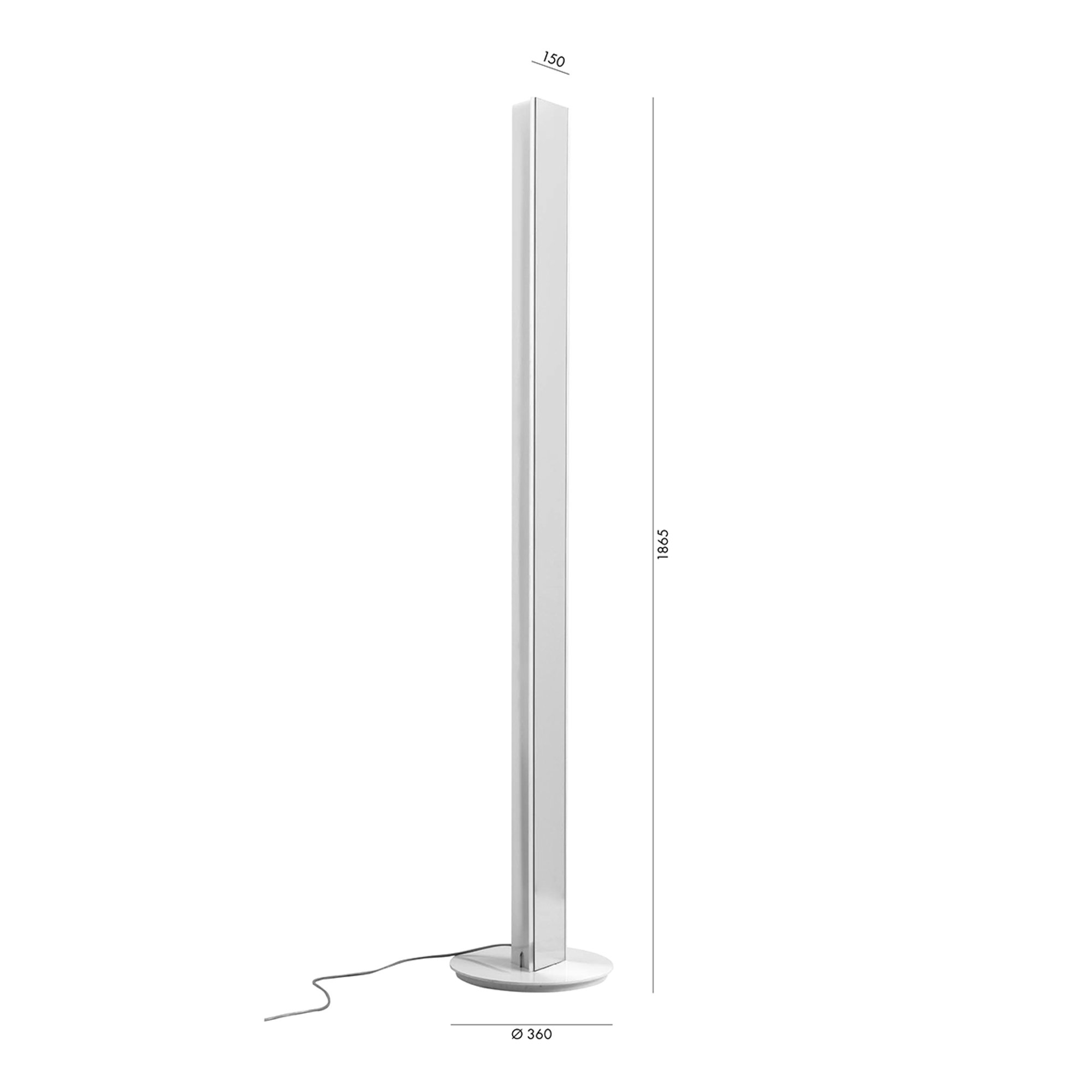 Lampada terra LED 3k 48,6W RIFLESSI, bianco Rossini illuminazione 23 vista5
