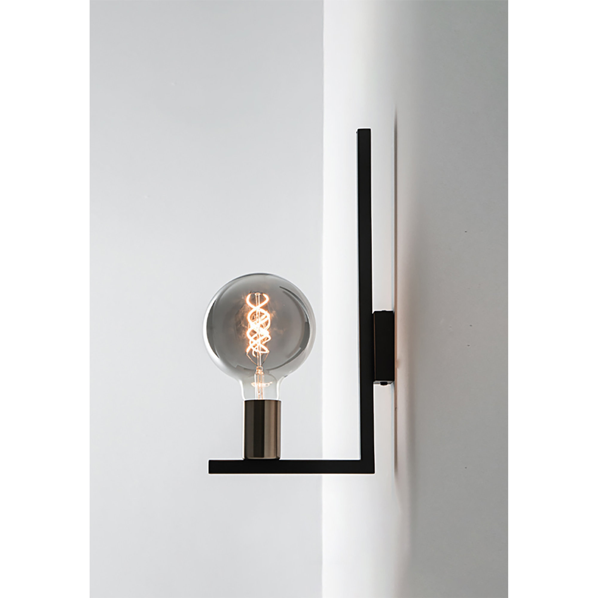 Lampada da parete 1xE27 42W TWIN, nero/ottone Rossini illuminazione 23 vista1