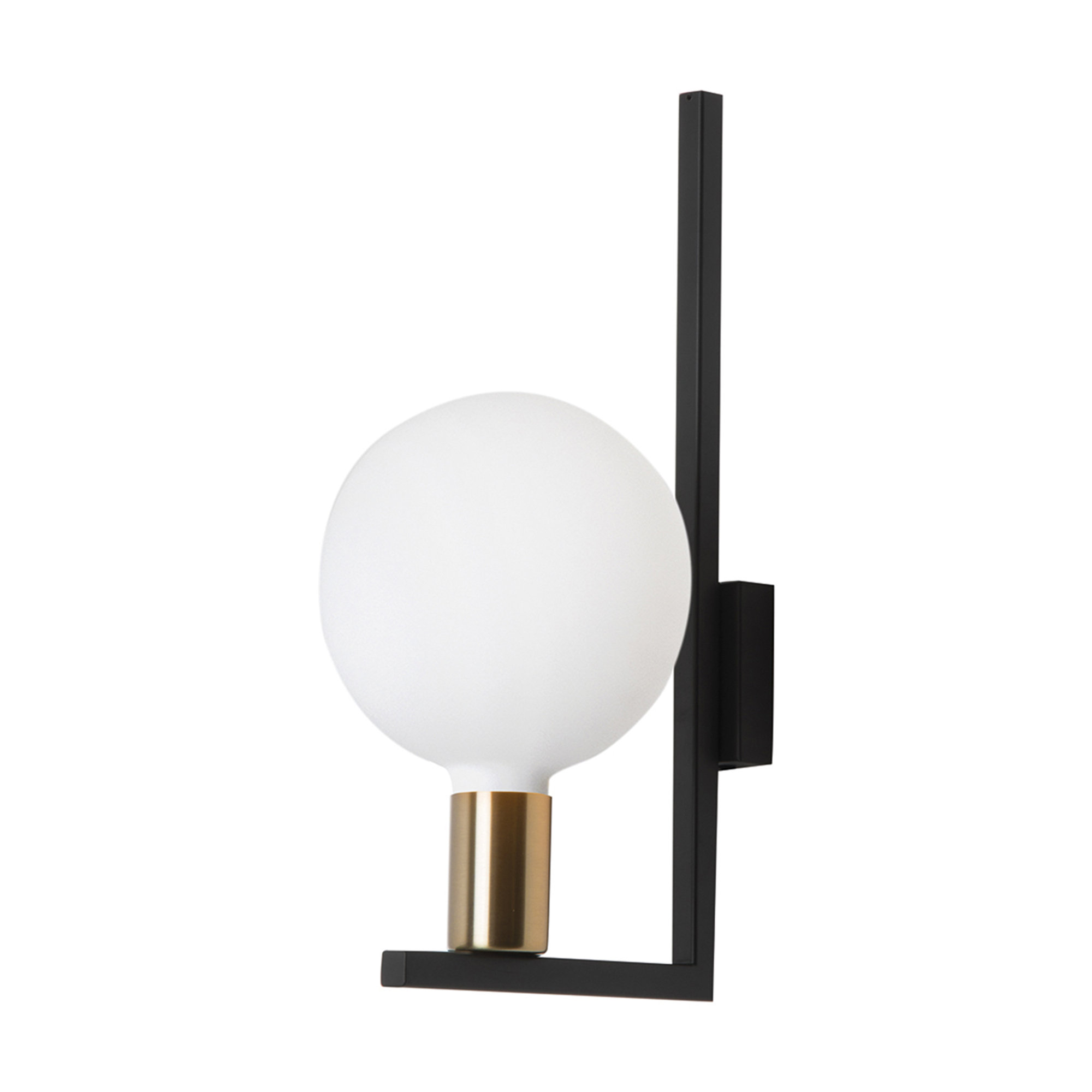 Lampada da parete 1xE27 42W TWIN, nero/ottone Rossini illuminazione 23 vista0