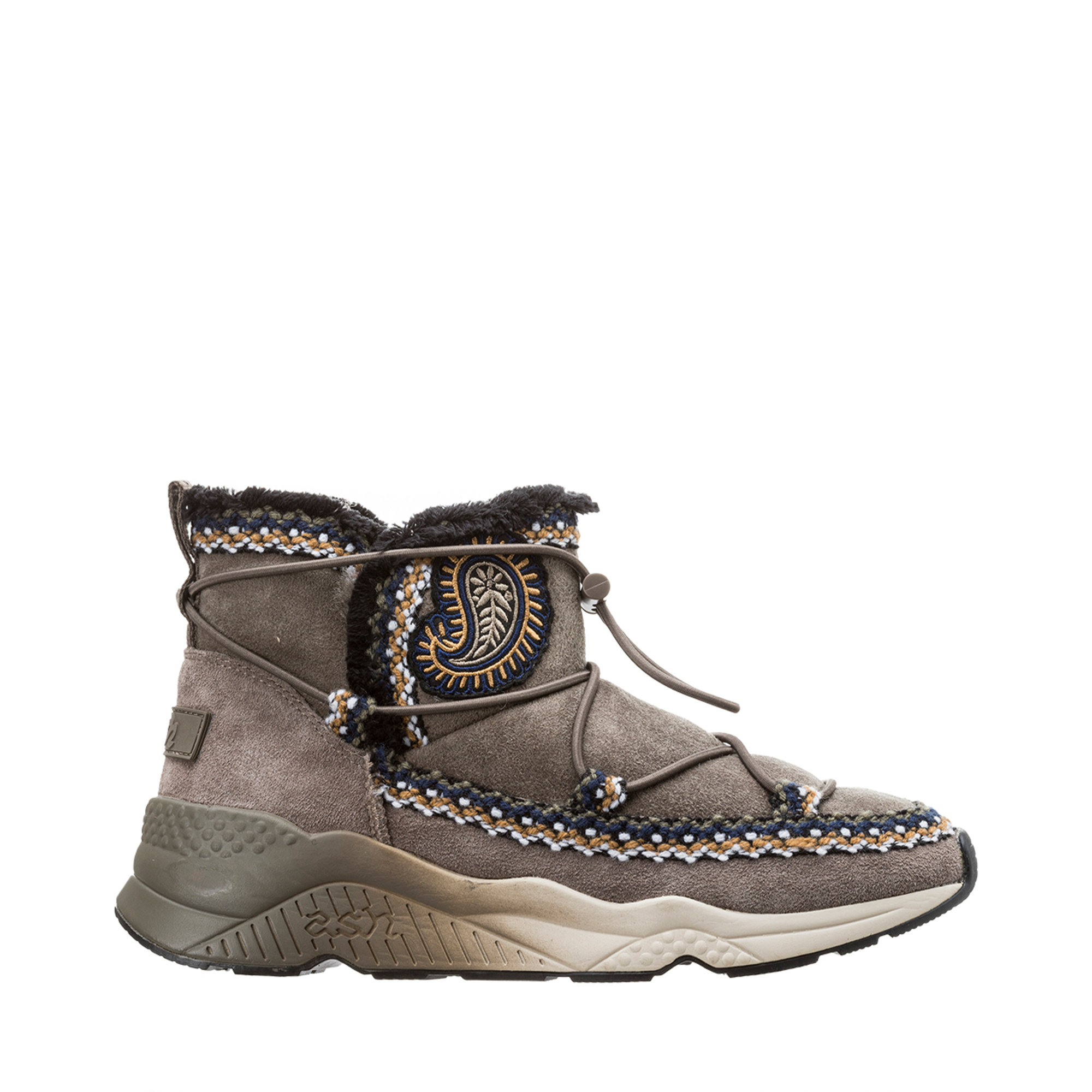 Stivaletti con coulisse taupe Ash vista0