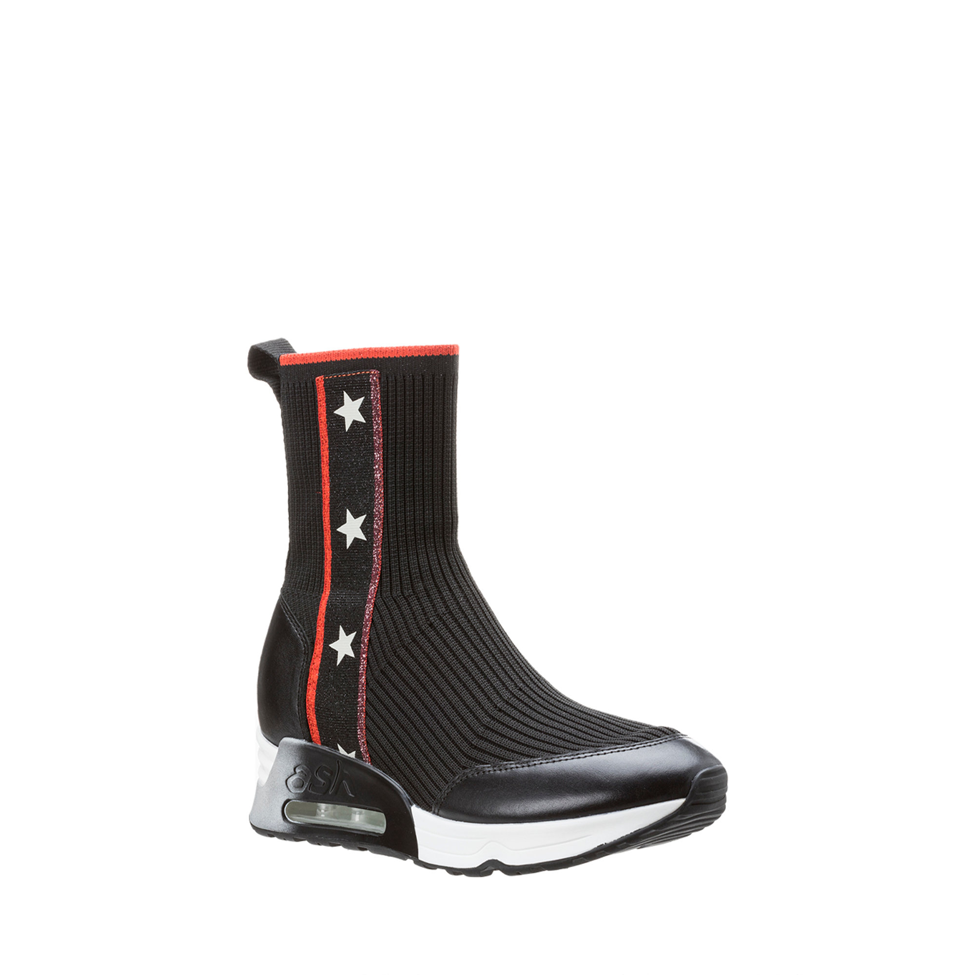 Sneakers socks con stelle neri Ash vista2