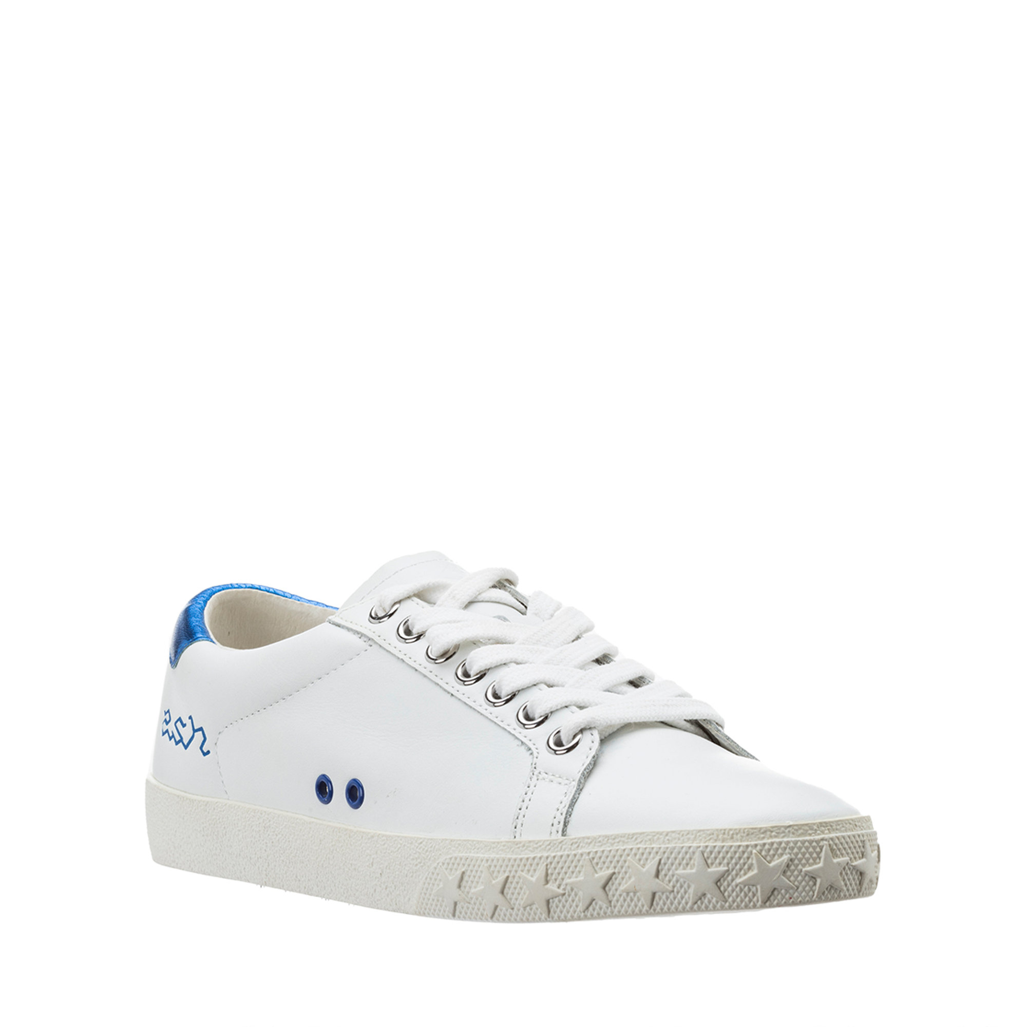 Sneakers bianche e blu Ash vista1