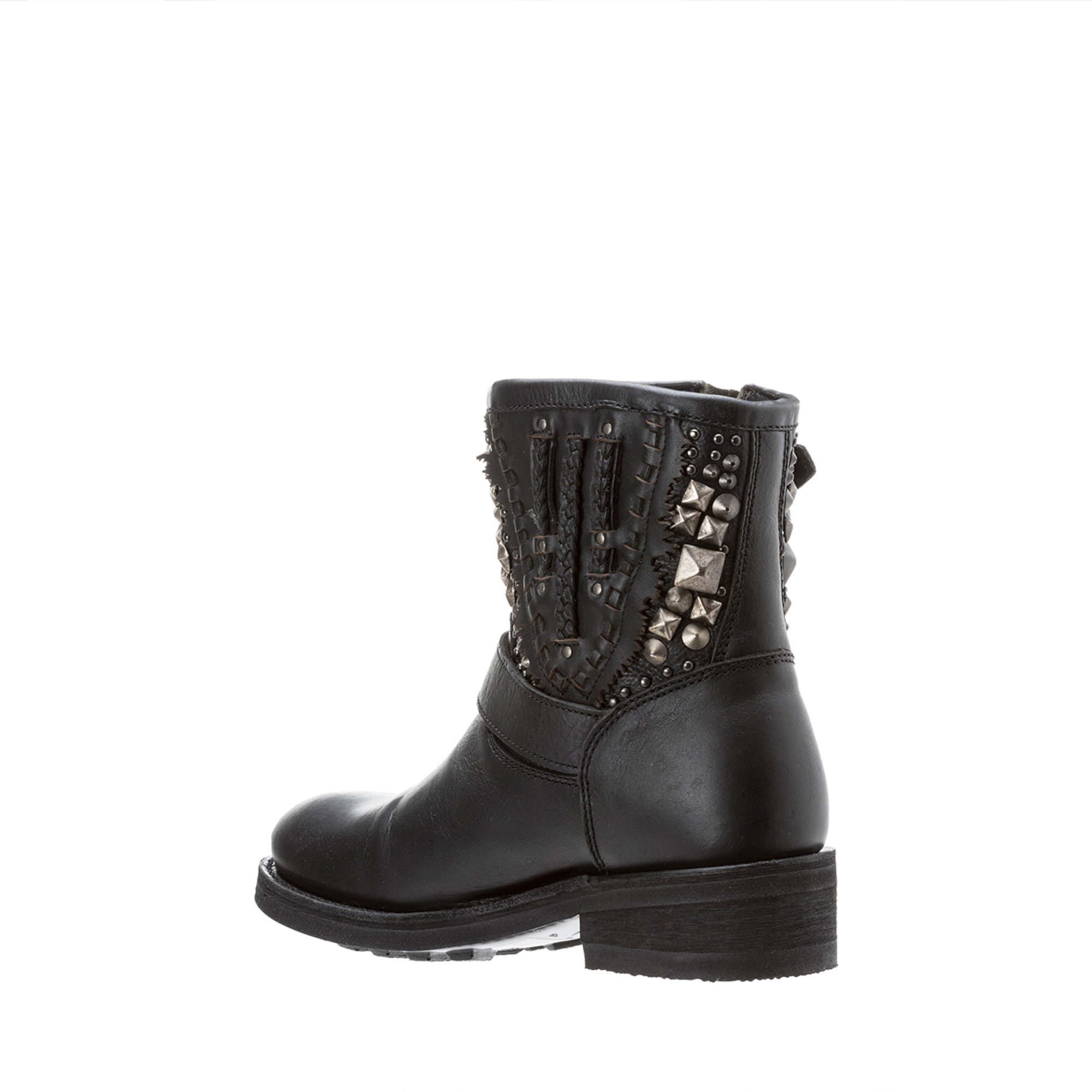 Biker con borchie neri Ash vista2