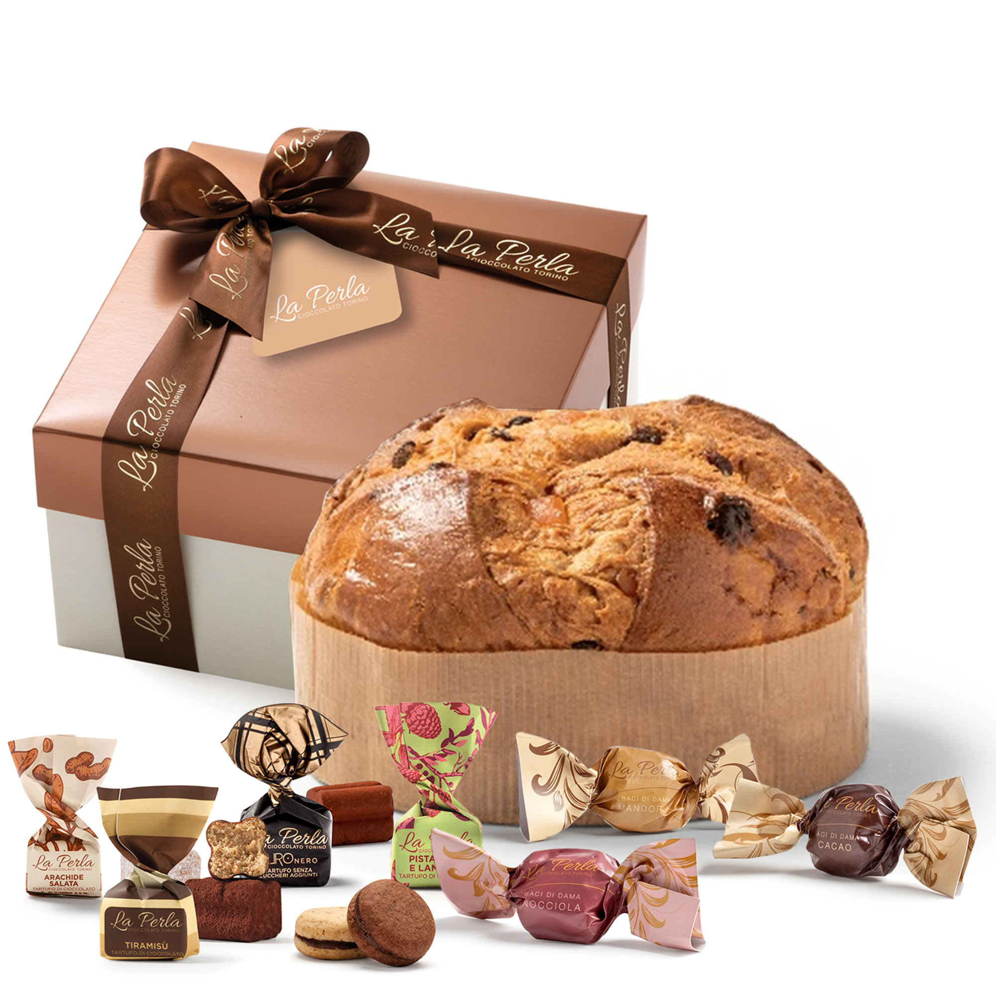 "Selezione Tradizione" - scatola regalo con prodotti assortiti La Perla di Torino vista0