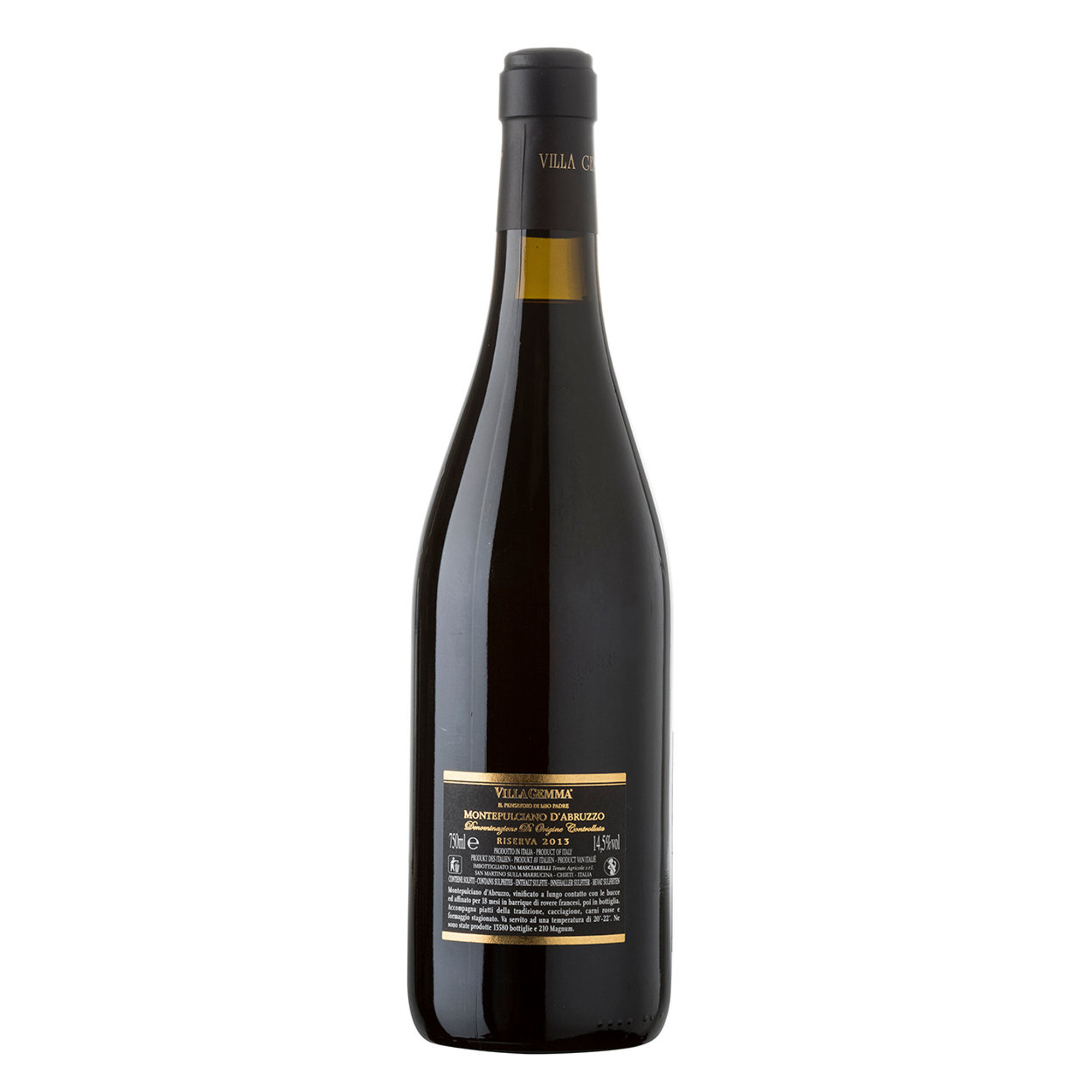 Confezione in legno: Villa Gemma Rosso Montepulciano d'Abruzzo DOC - Marina Cvetic Montepulciano d'Abruzzo Riserva DOC  Masciarelli vista4