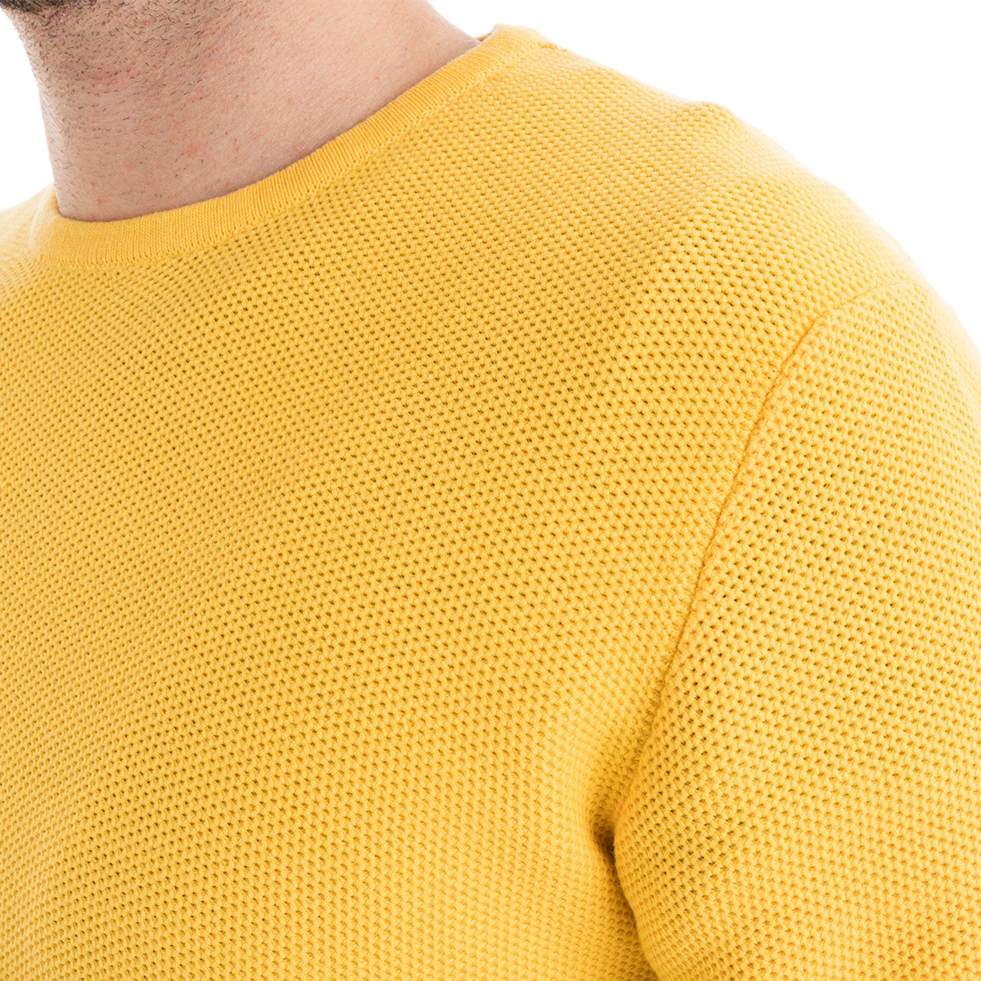 Maglia a girocollo giallo Minimum vista3