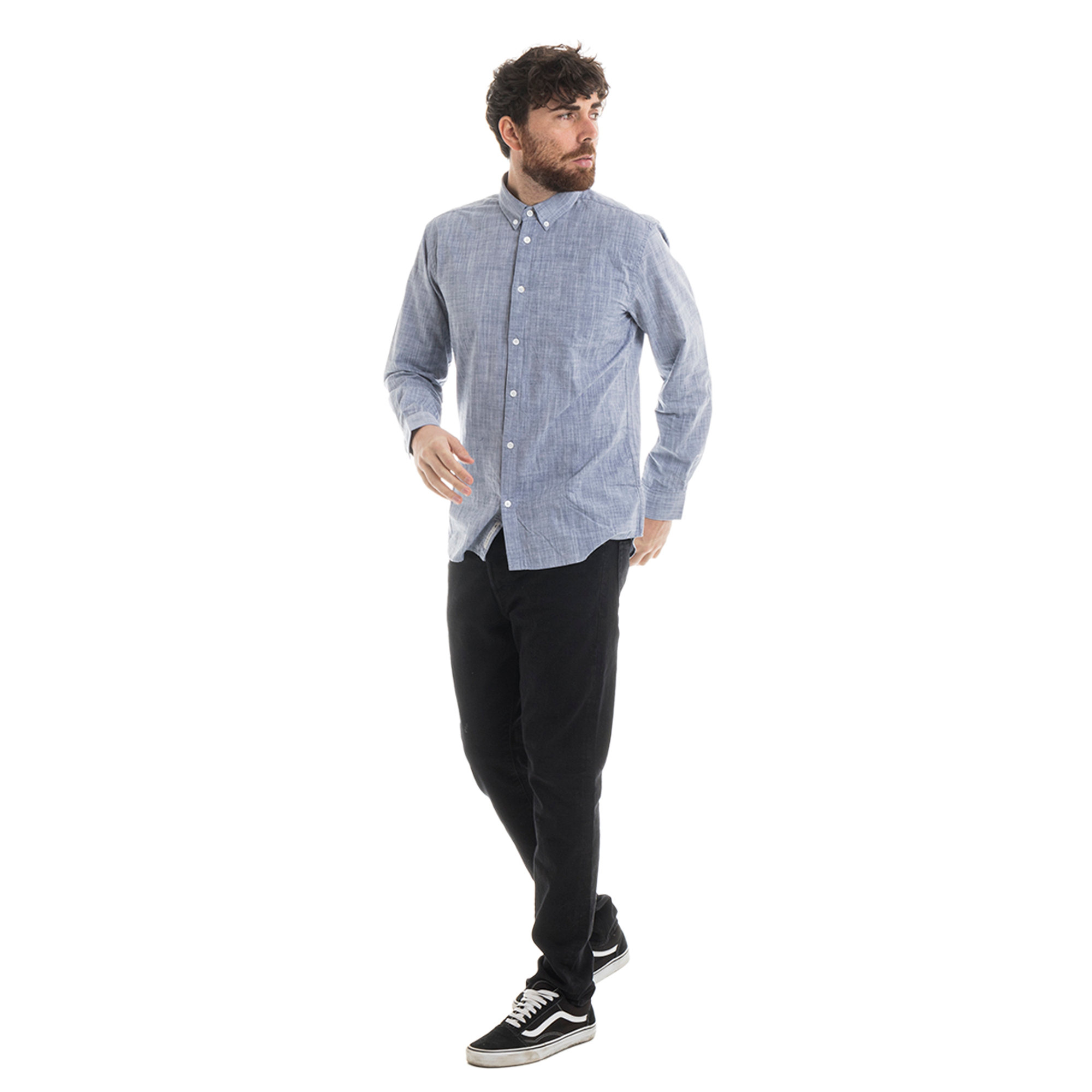 Camicia button down effetto denim Minimum vista2