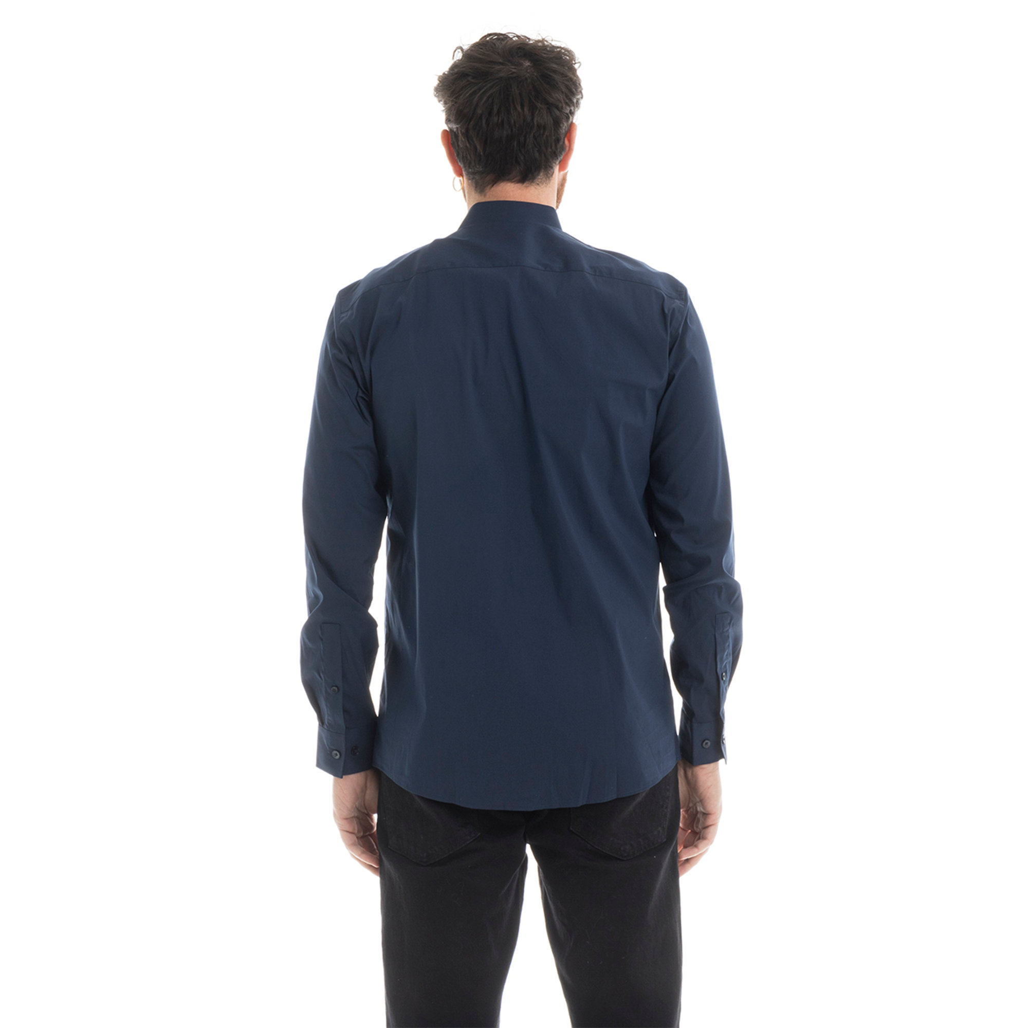 Camicia blu navy Minimum vista3