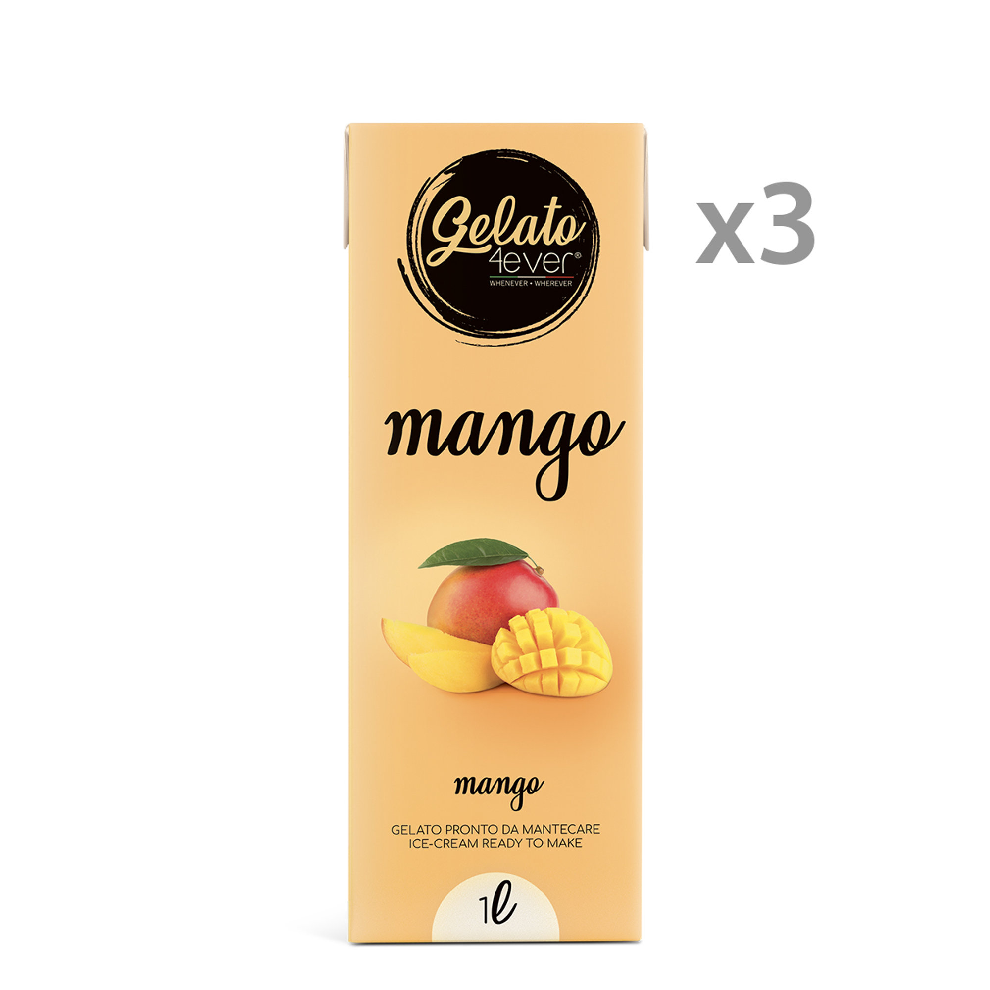 3 brick 1 lt  - Mango Gelato 4ever vista0